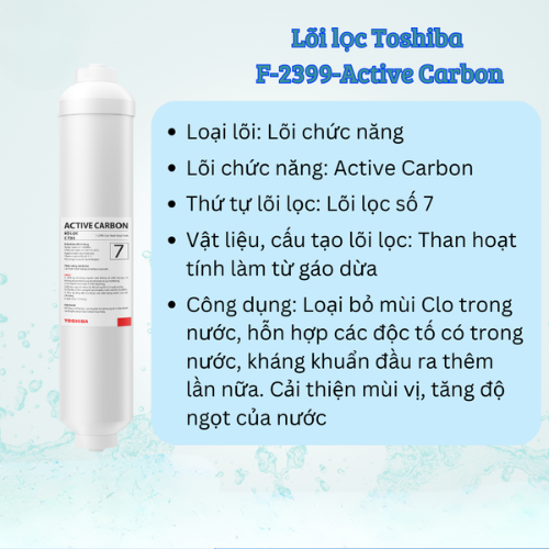 Lõi lọc Toshiba F-2399-Active Carbon3