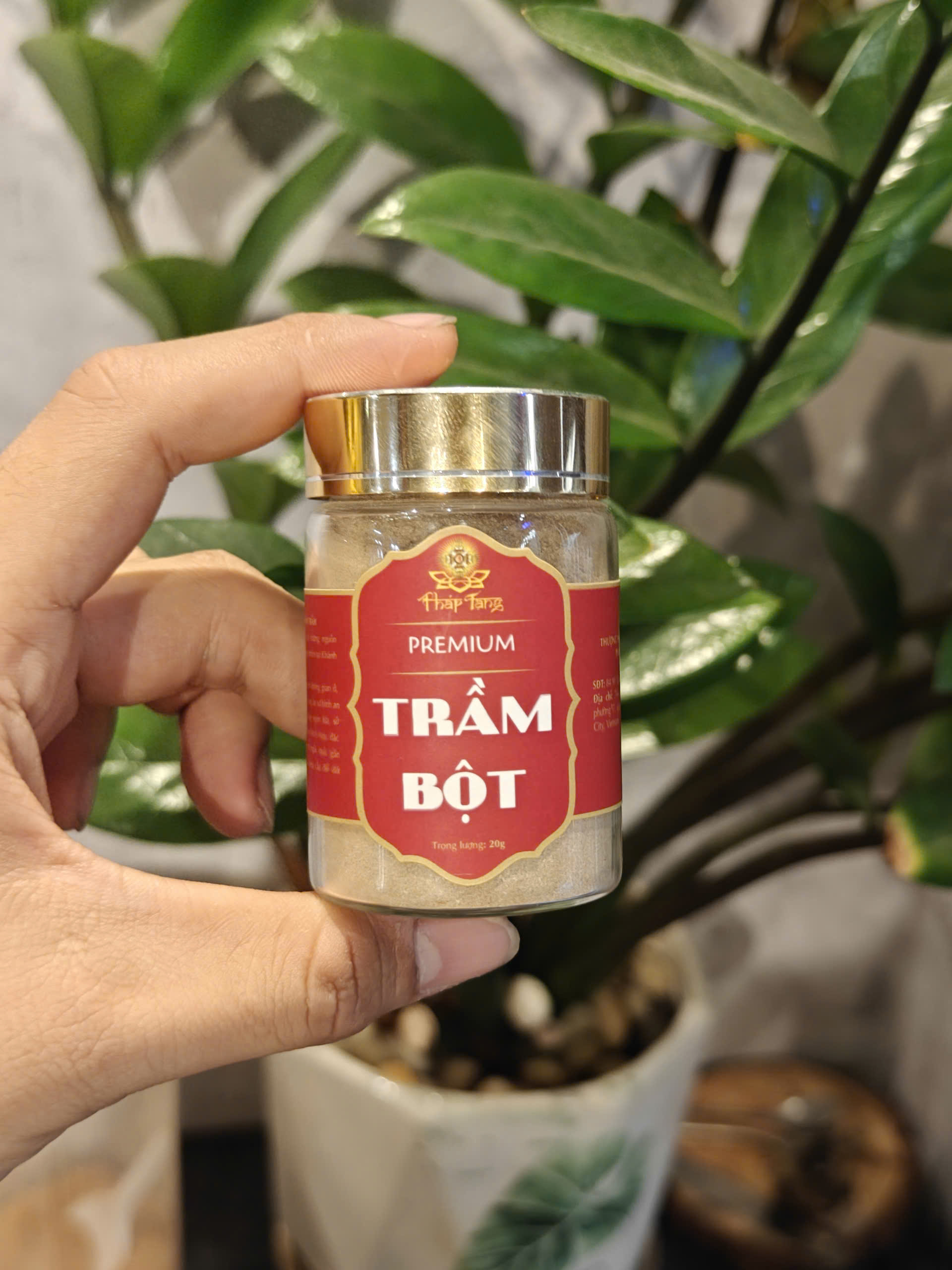 Trầm bột Khánh Hòa nguyên chất Pháp Tạng dùng xông trực tiếp