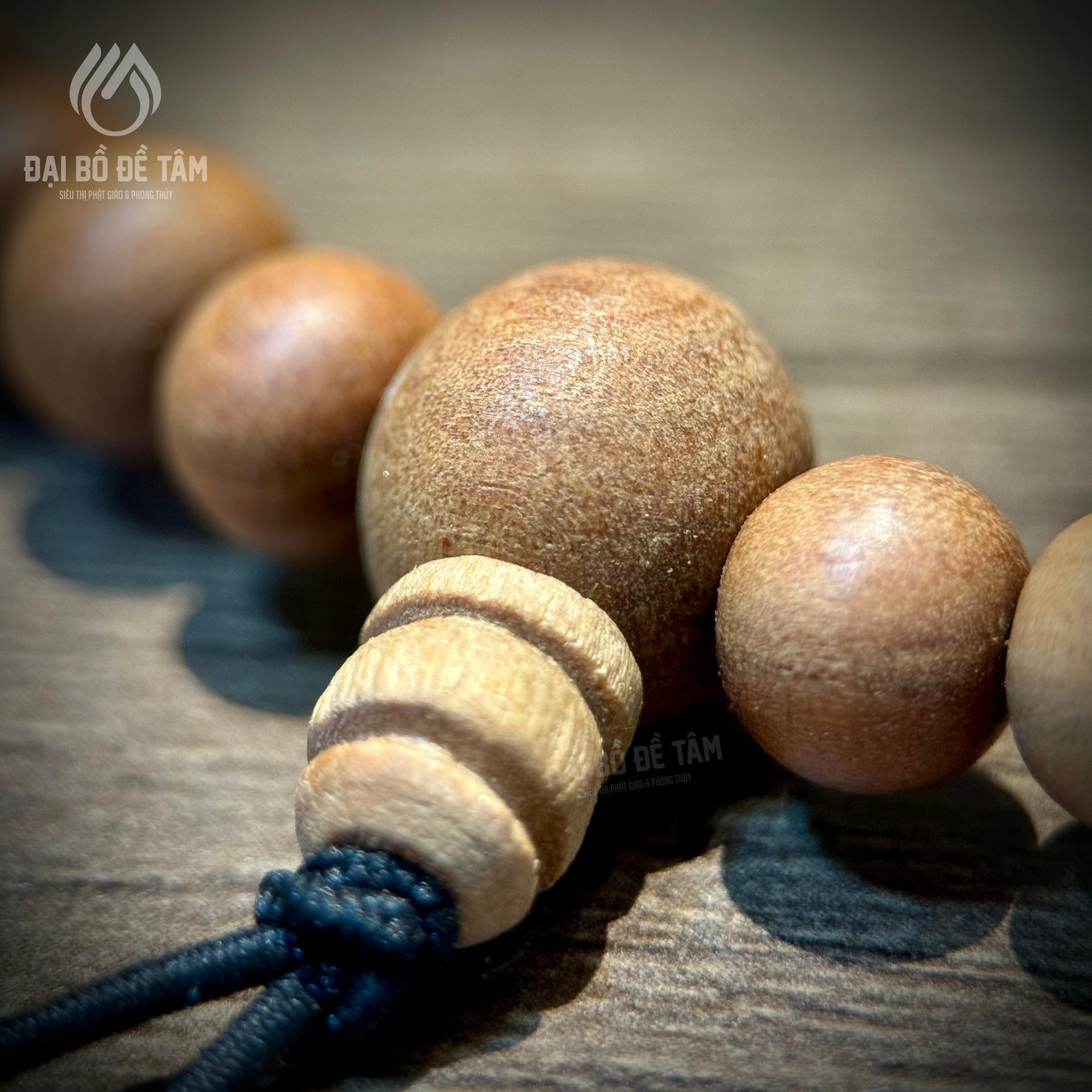 Chuỗi 108 Hạt Gỗ Chiên Đàn Ấn Độ – Hương An Tịnh, Chánh Niệm Từng Ngày
