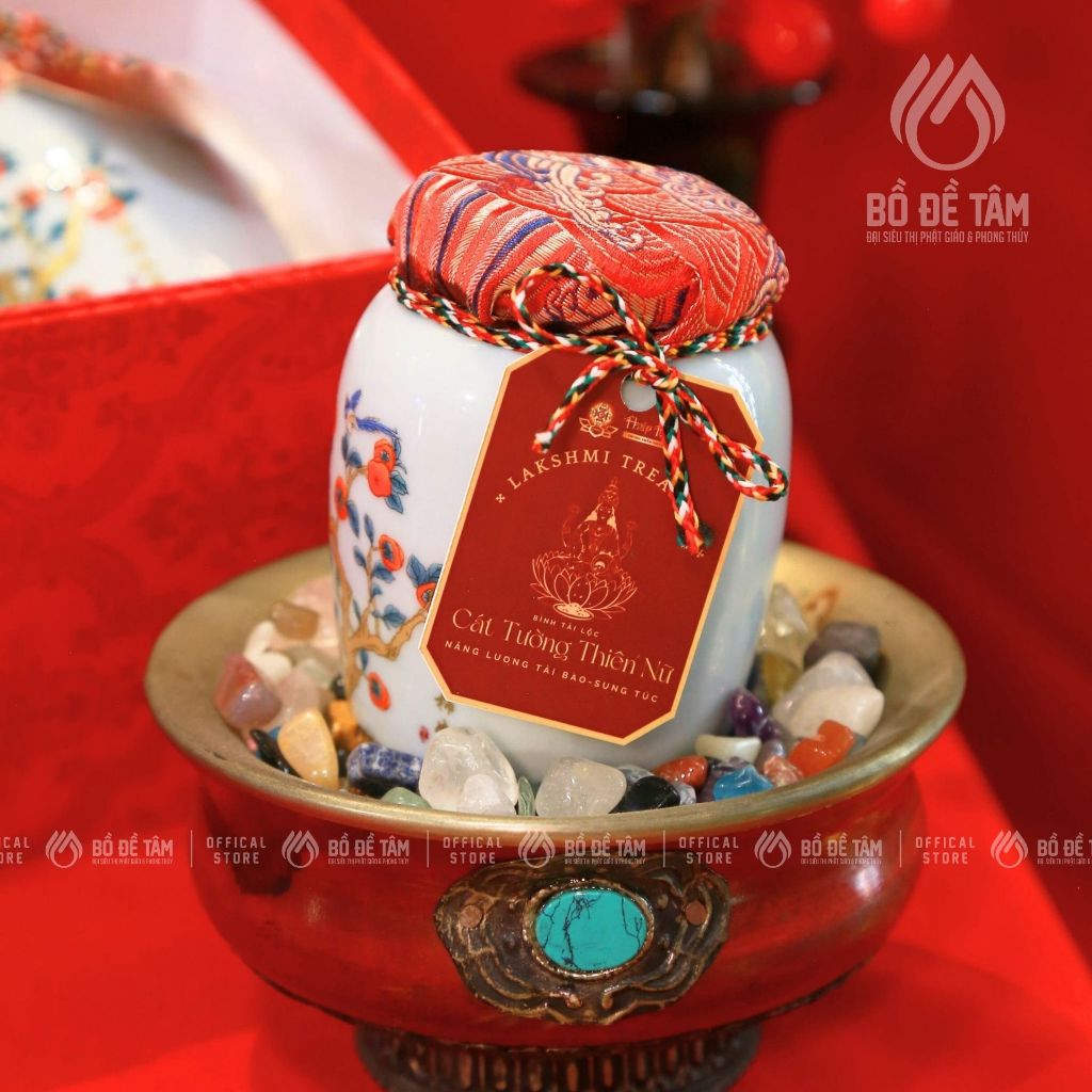 Bình Tài Lộc Cát Tường Thiên Nữ Pháp Bảo Tăng Tài Lộc Bình An