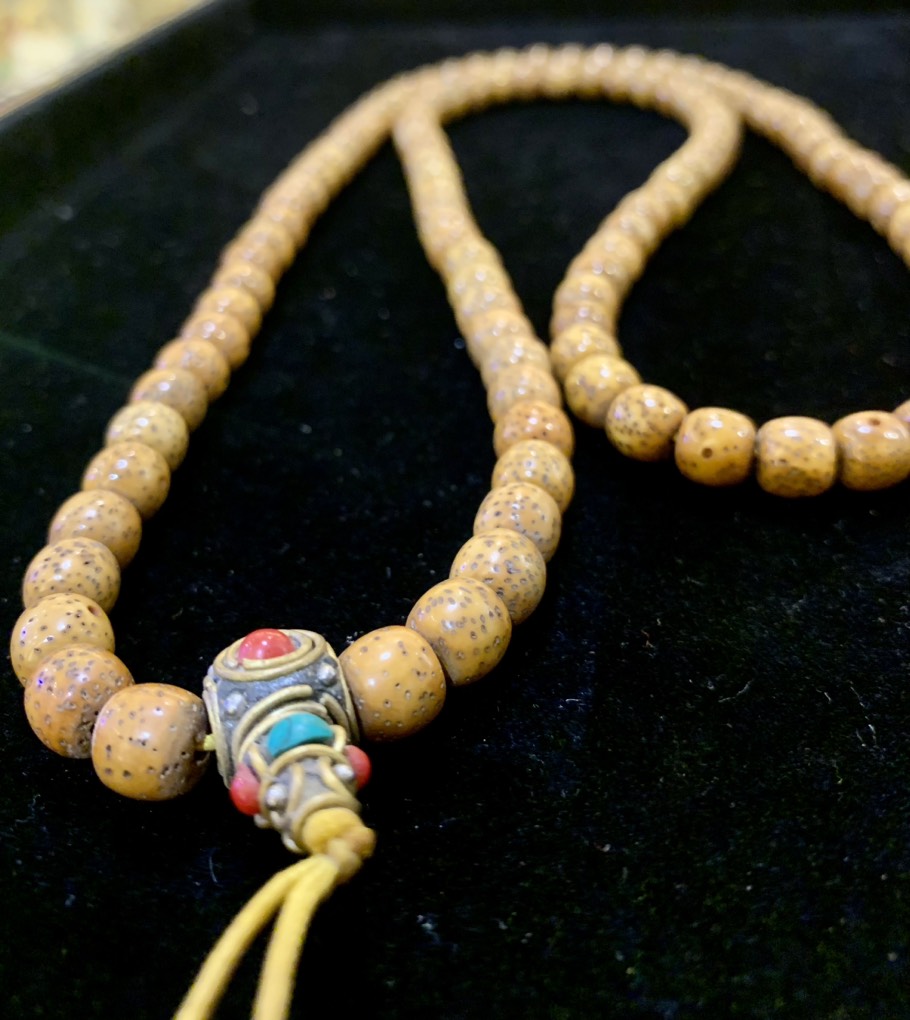 CHUỖI MALA 108 BỒ ĐỀ TINH NGUYỆT MIX CHARM TÂY TẠNG