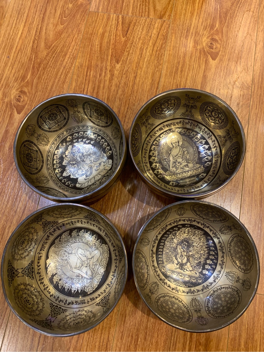 CHUÔNG XOAY KHẮC HOẠ TIẾT NEPAL