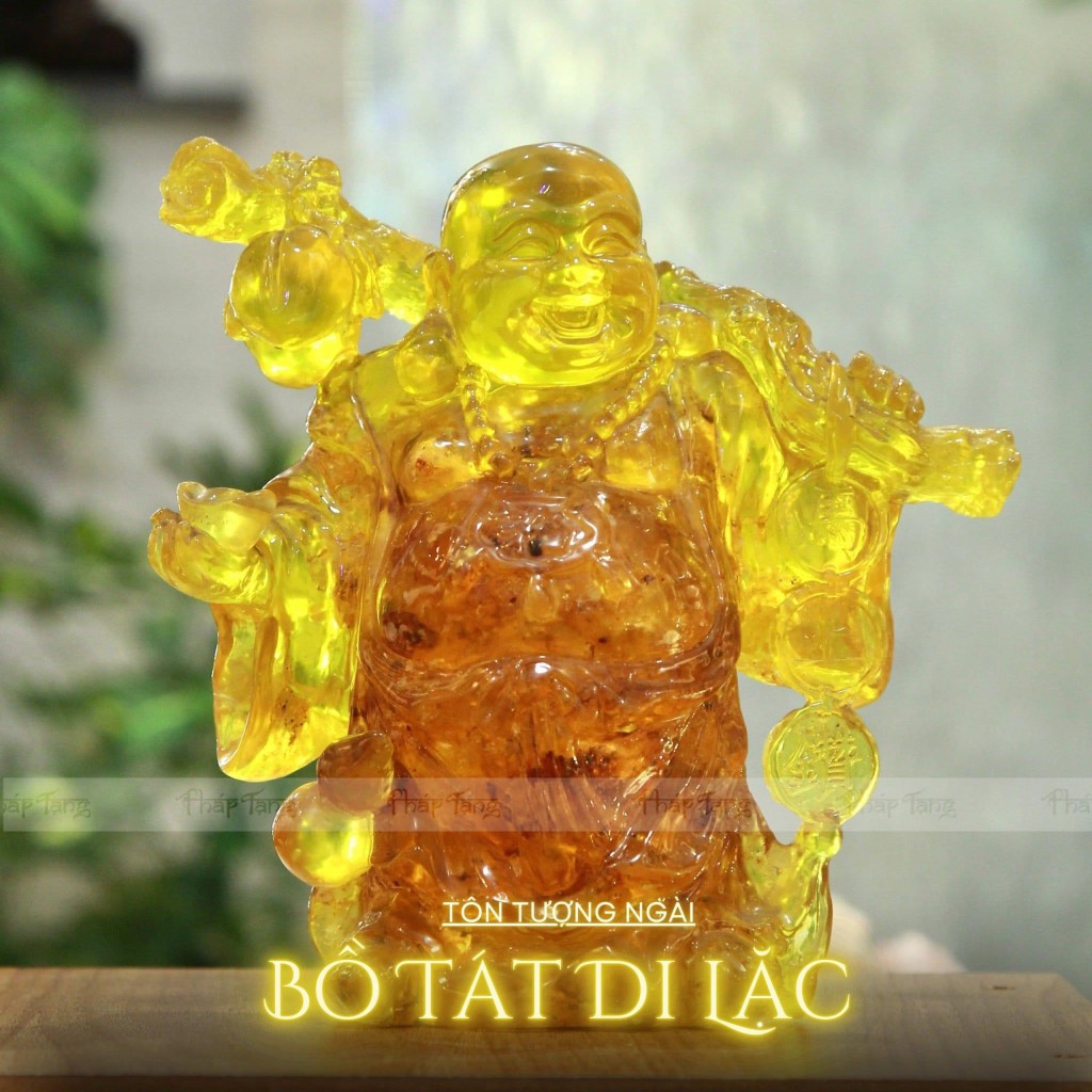 ĐỨC PHẬT DI LẶC HỔ PHÁCH VÀNG TIBET SƯU TẦM ĐẶC BIỆT 20cm