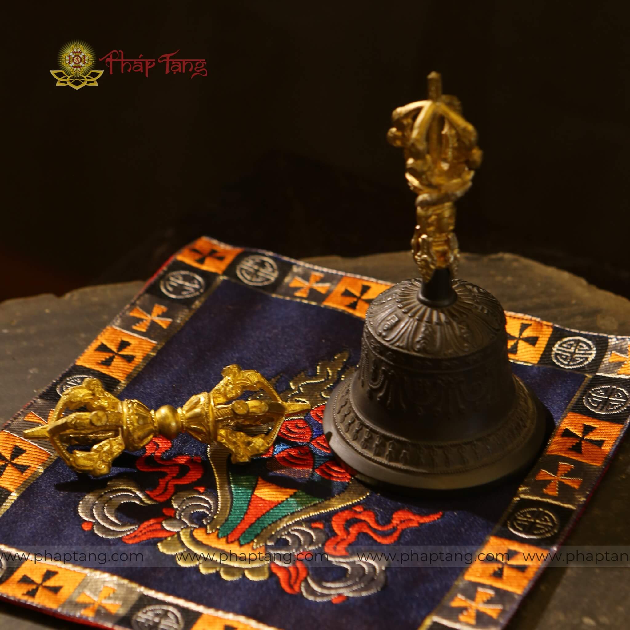 BỘ CHUÔNG CHÀY NEPAL CHUÔI VÀNG