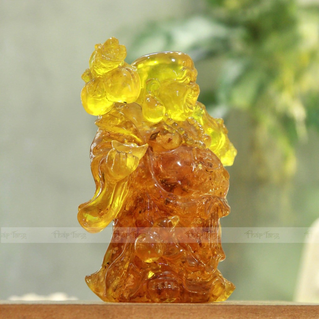 ĐỨC PHẬT DI LẶC HỔ PHÁCH VÀNG TIBET SƯU TẦM ĐẶC BIỆT 20cm