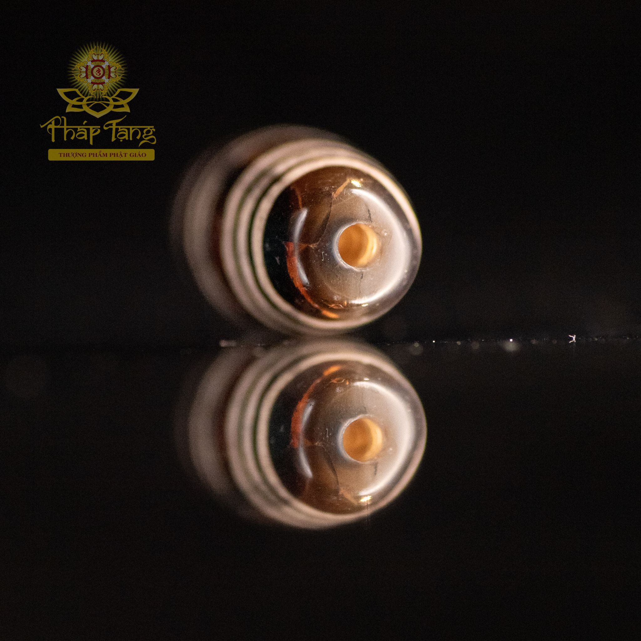 Pum Dzi Cổ Tây Tạng (Dzi Sọc Ngang) - Hạt Trống 3cm