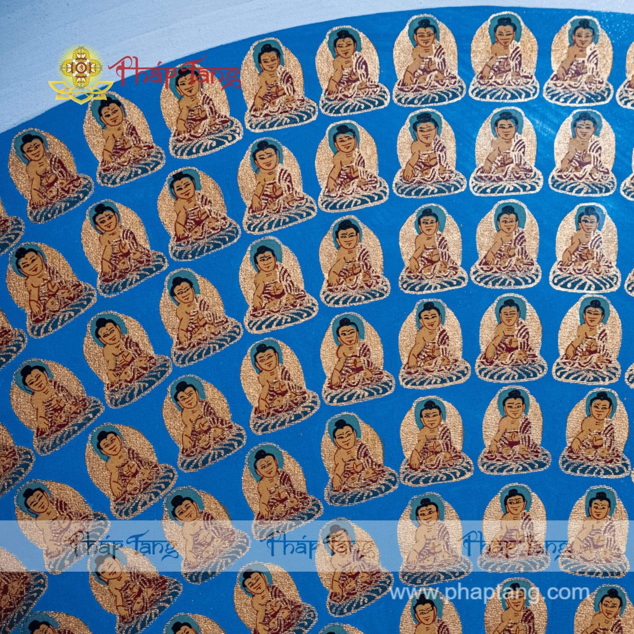 THANGKA MANDALA VẠN PHẬT BỔN SƯ KT120*120cm