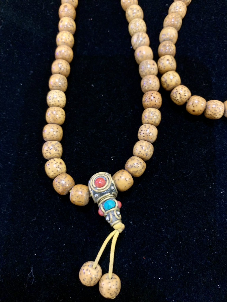 CHUỖI MALA 108 BỒ ĐỀ TINH NGUYỆT MIX CHARM TÂY TẠNG