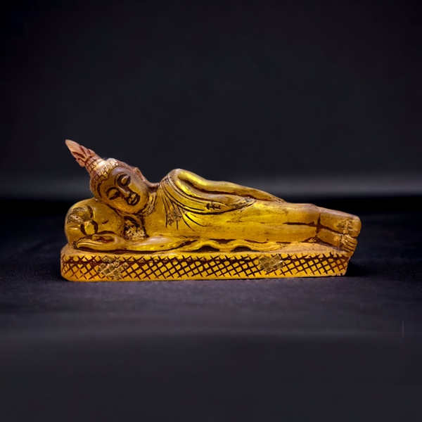 ĐỨC PHẬT NHẬP NIẾT BÀN NGỌC NAGA DÀI 16CM