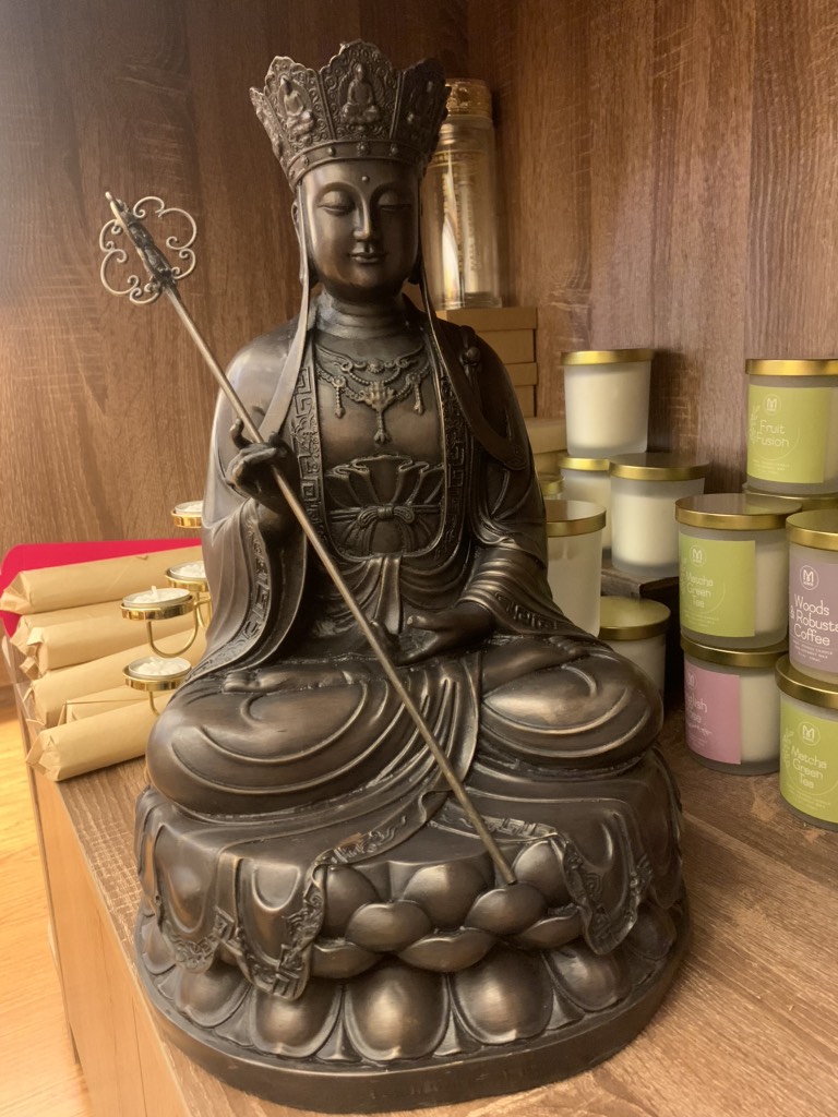 ĐỊA TẠNG BỒ TÁT ĐỒNG ĐÚC 42CM