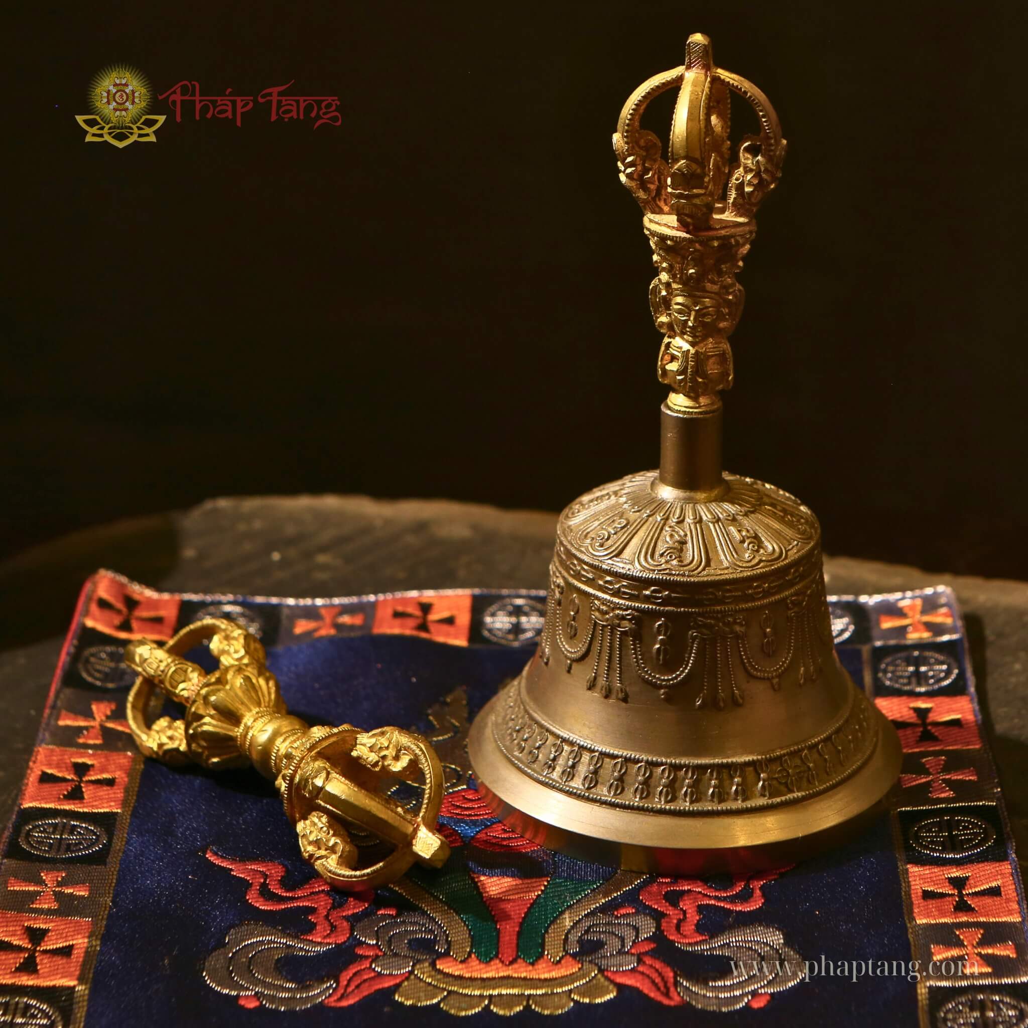 BỘ CHUÔNG CHÀY NEPAL CHUÔI VÀNG