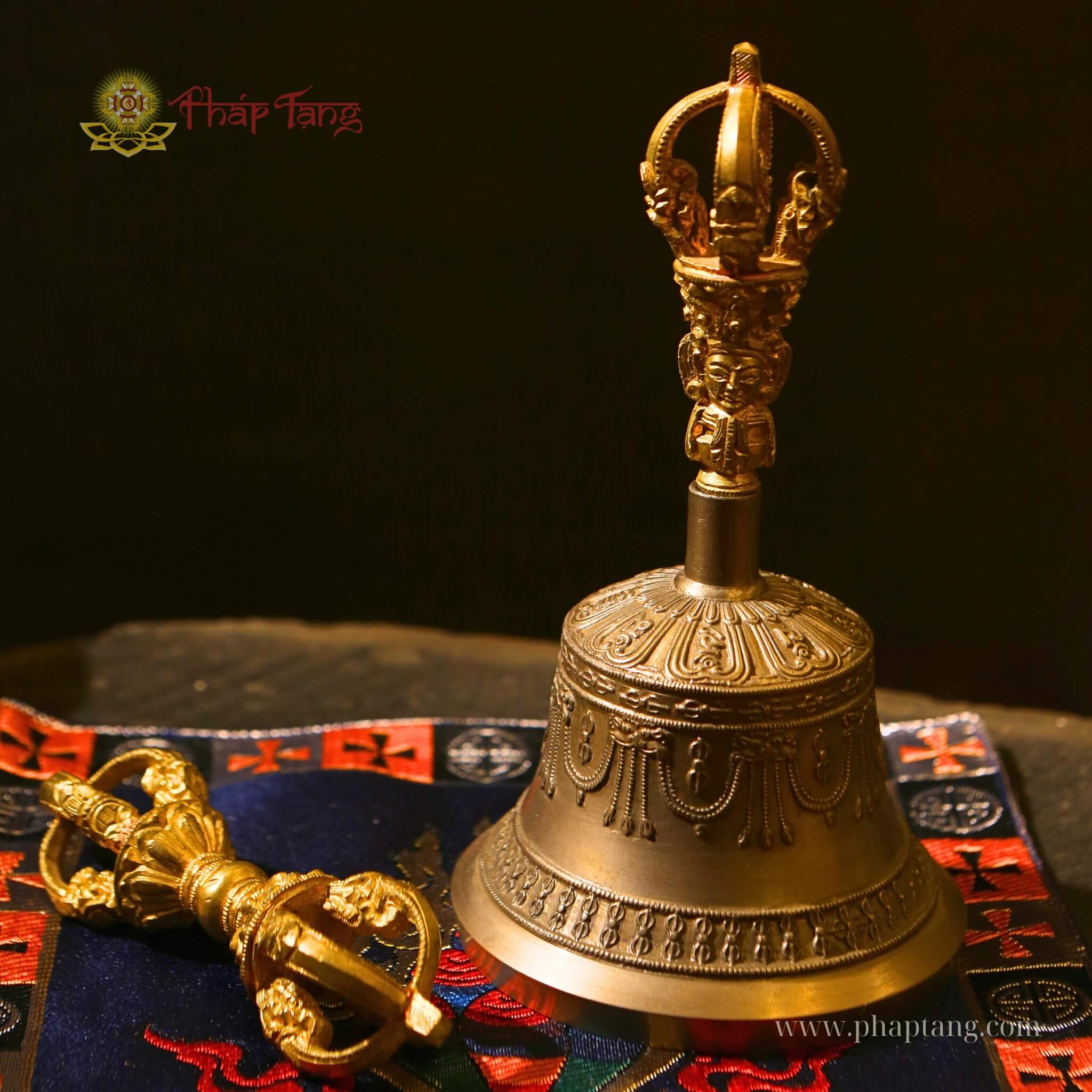 BỘ CHUÔNG CHÀY NEPAL CHUÔI VÀNG