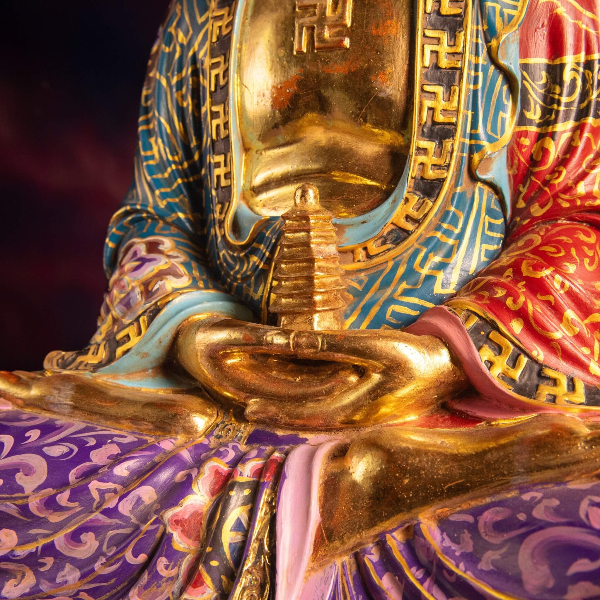 Bộ Thánh Tượng Tam Thế Phật Hán Bạch Ngọc Xưa 68CM (Sưu Tầm)