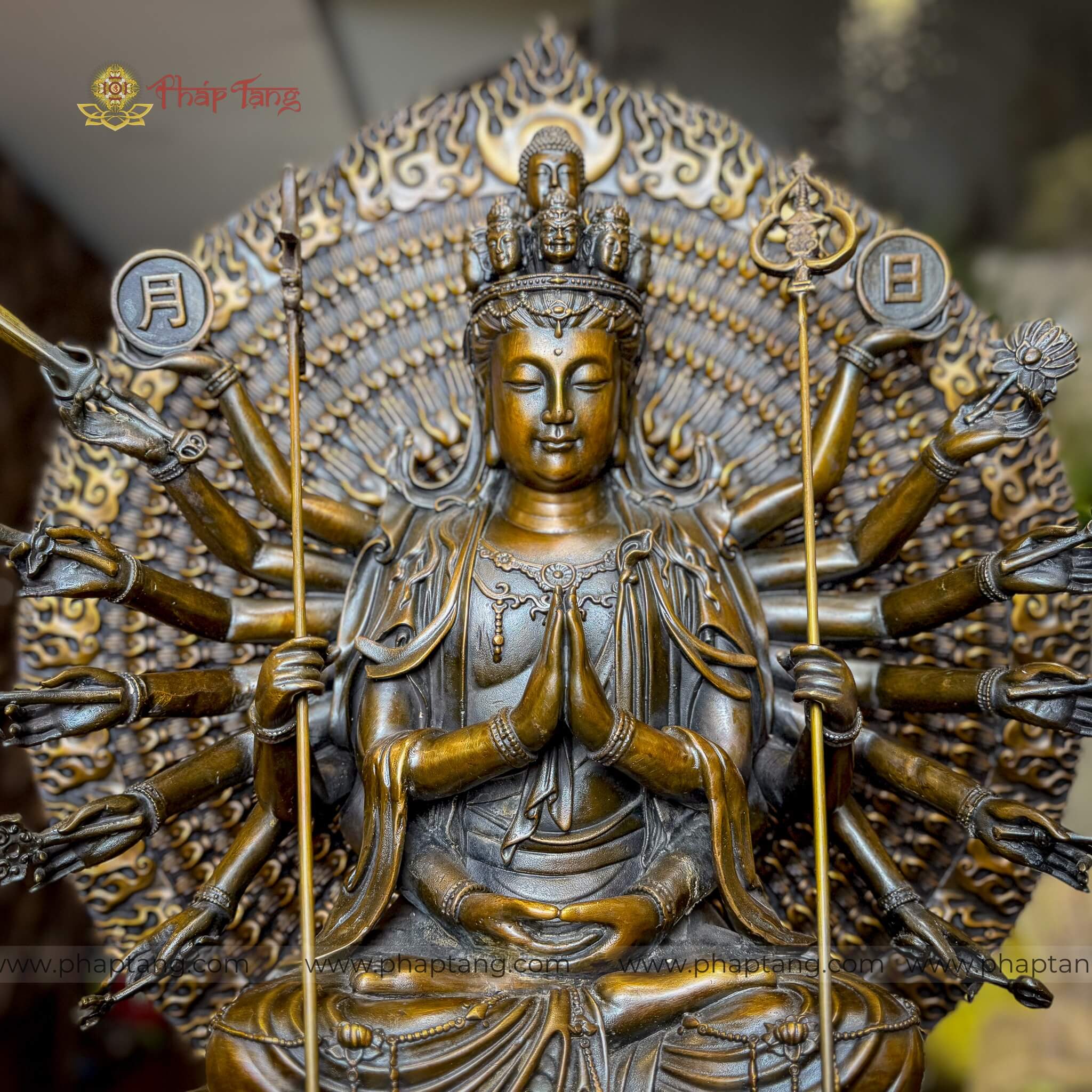 BỒ TÁT THIÊN THỦ THIÊN NHÃN ĐỒNG VN 60CM