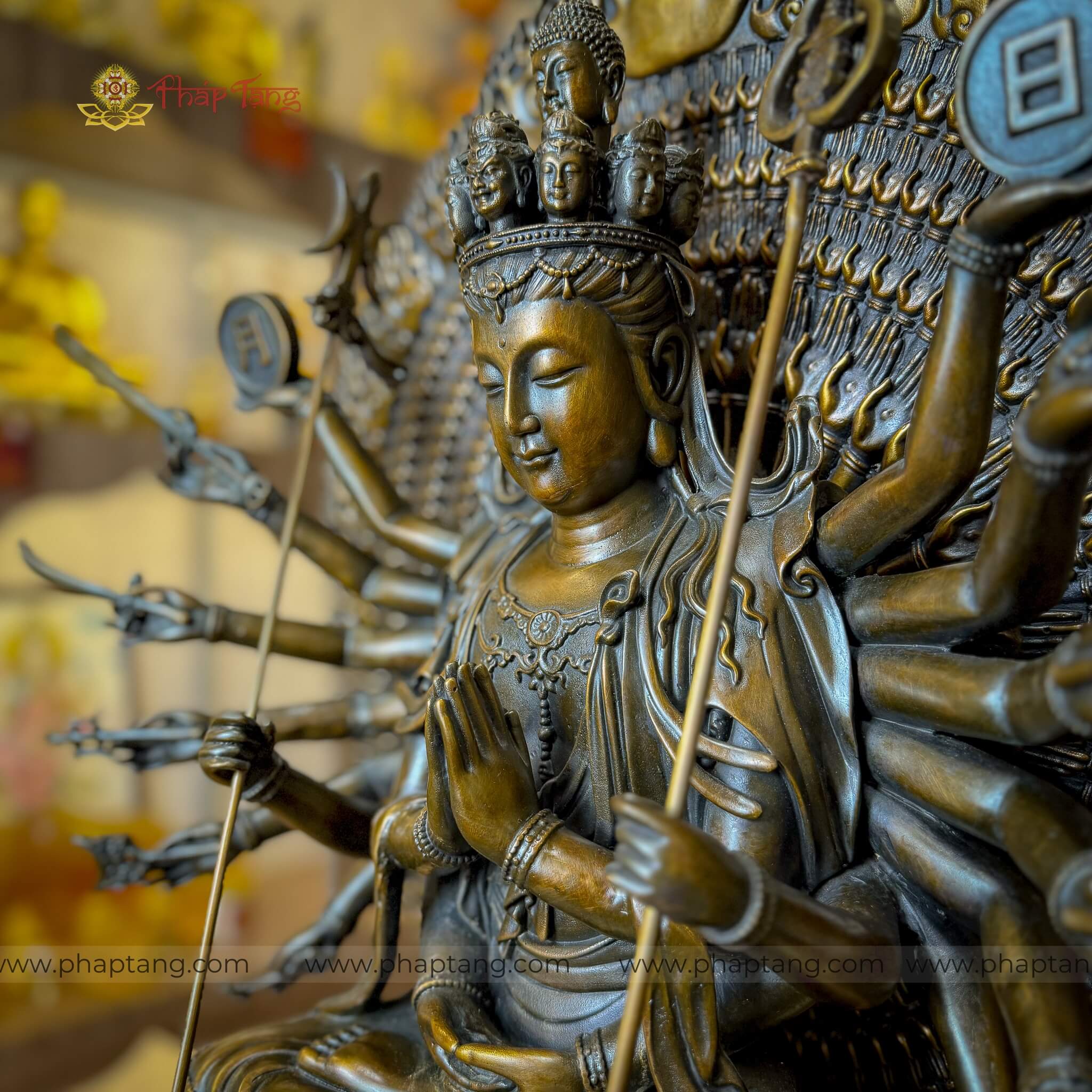 BỒ TÁT THIÊN THỦ THIÊN NHÃN ĐỒNG VN 60CM