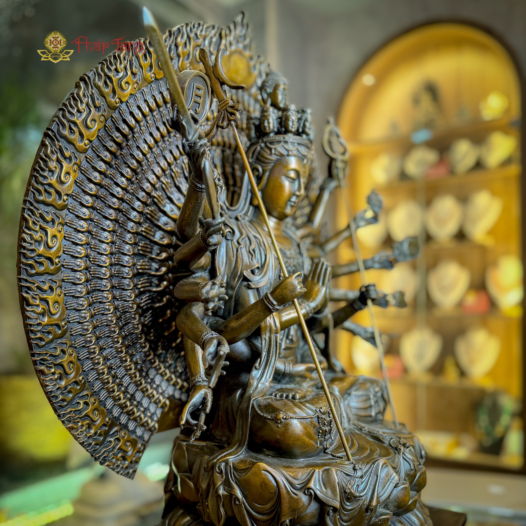 BỒ TÁT THIÊN THỦ THIÊN NHÃN ĐỒNG VN 60CM