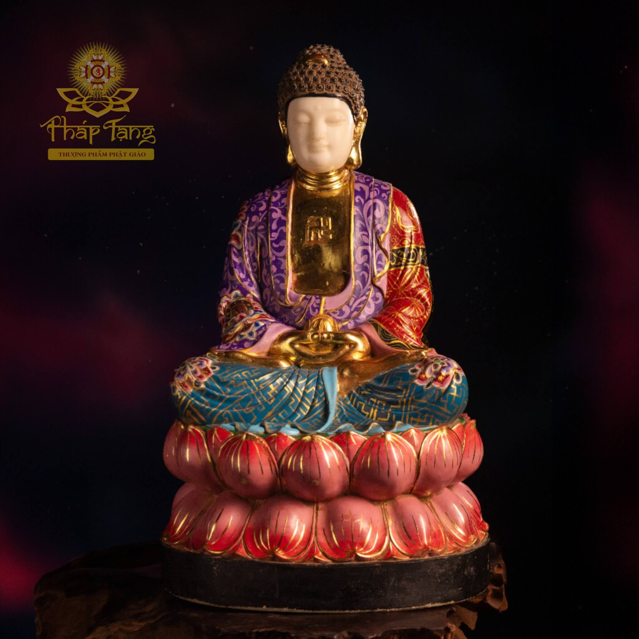 Bộ Thánh Tượng Tam Thế Phật Hán Bạch Ngọc Xưa 68CM (Sưu Tầm)