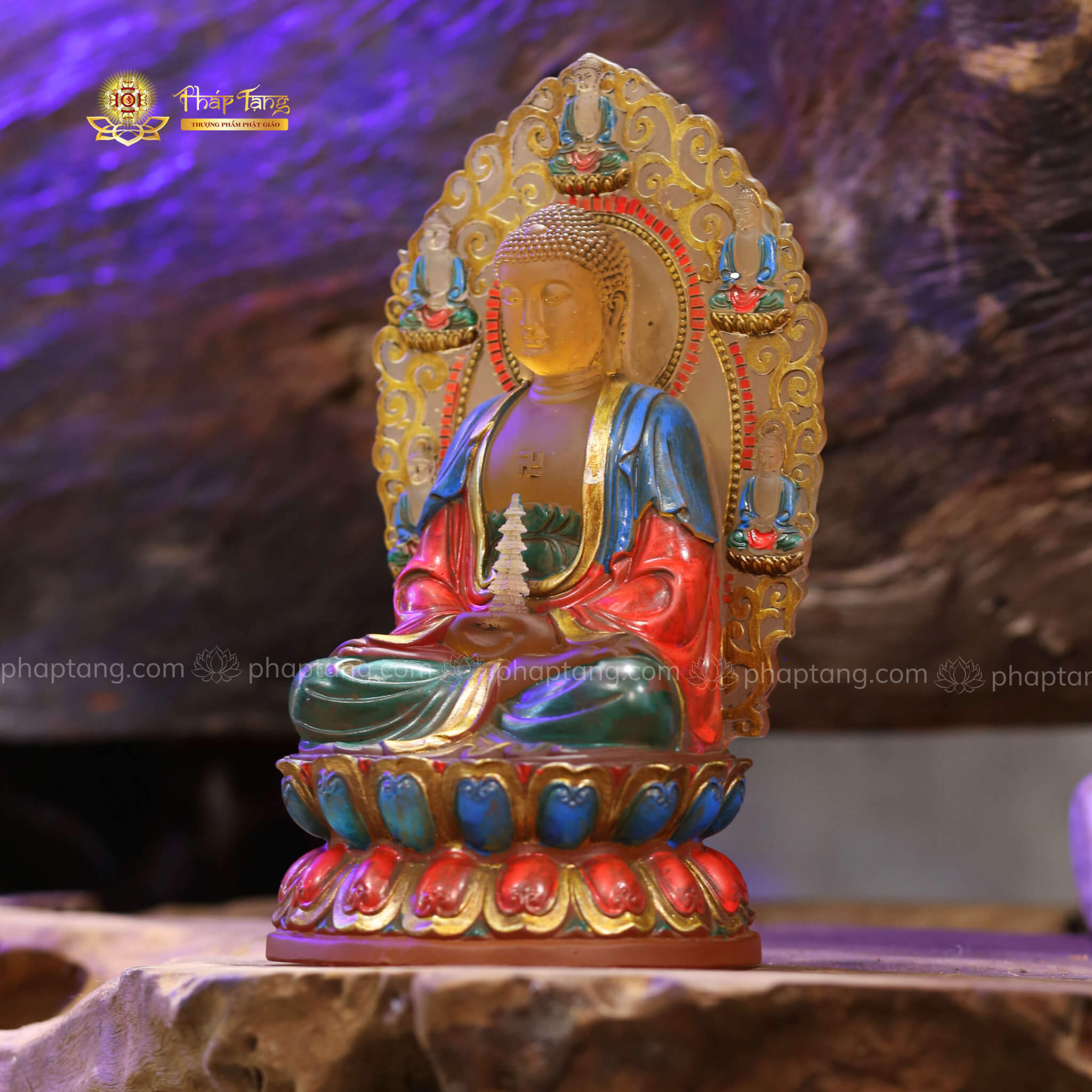 ĐỨC PHẬT DƯỢC SƯ LƯU LI XƯA 20CM