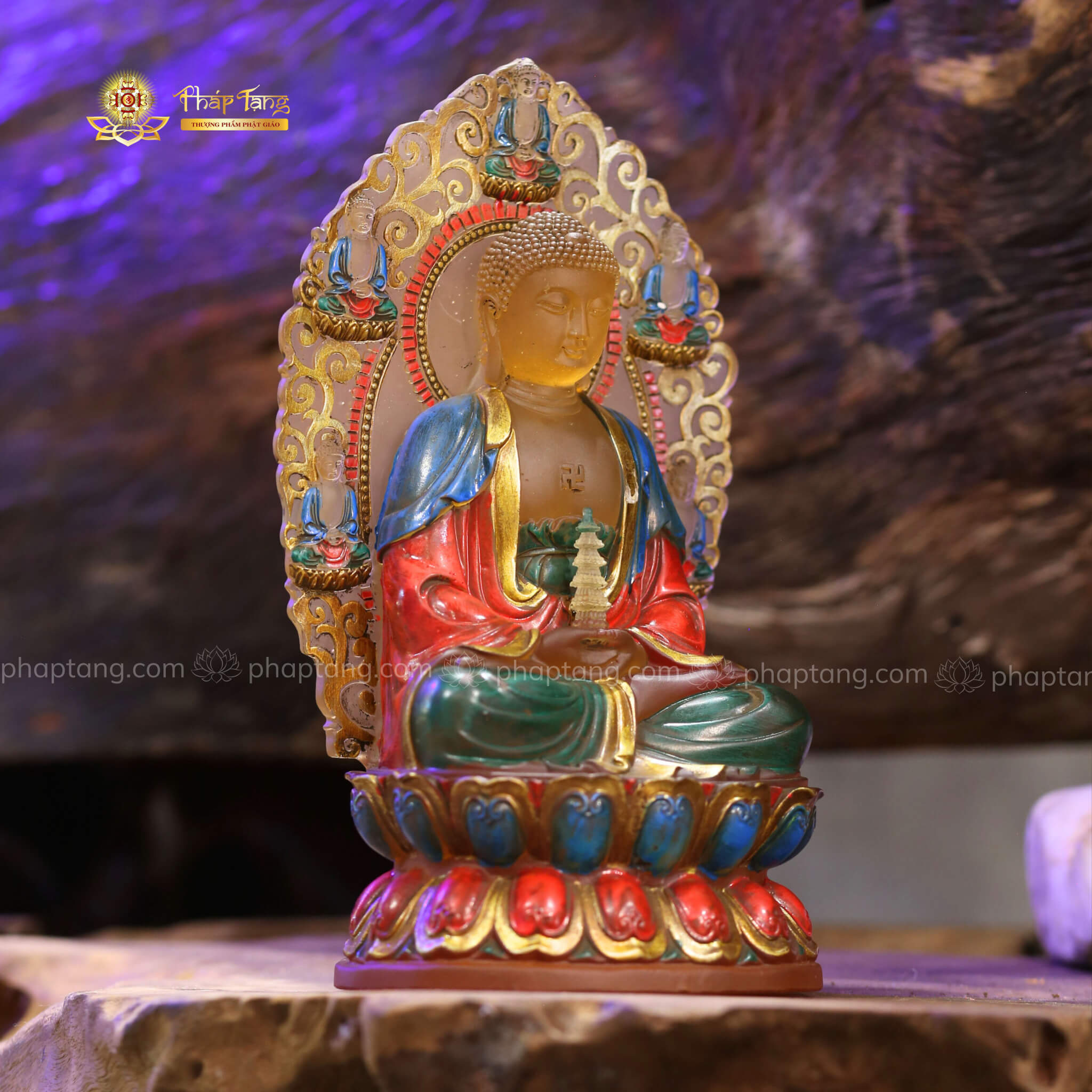 ĐỨC PHẬT DƯỢC SƯ LƯU LI XƯA 20CM