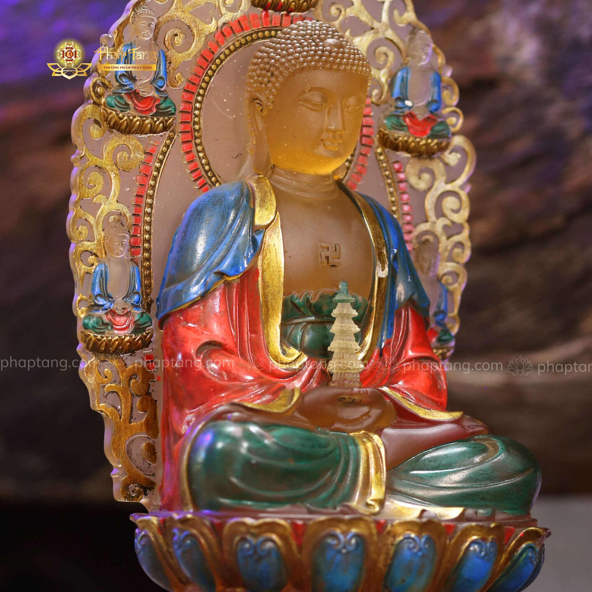 ĐỨC PHẬT DƯỢC SƯ LƯU LI XƯA 20CM