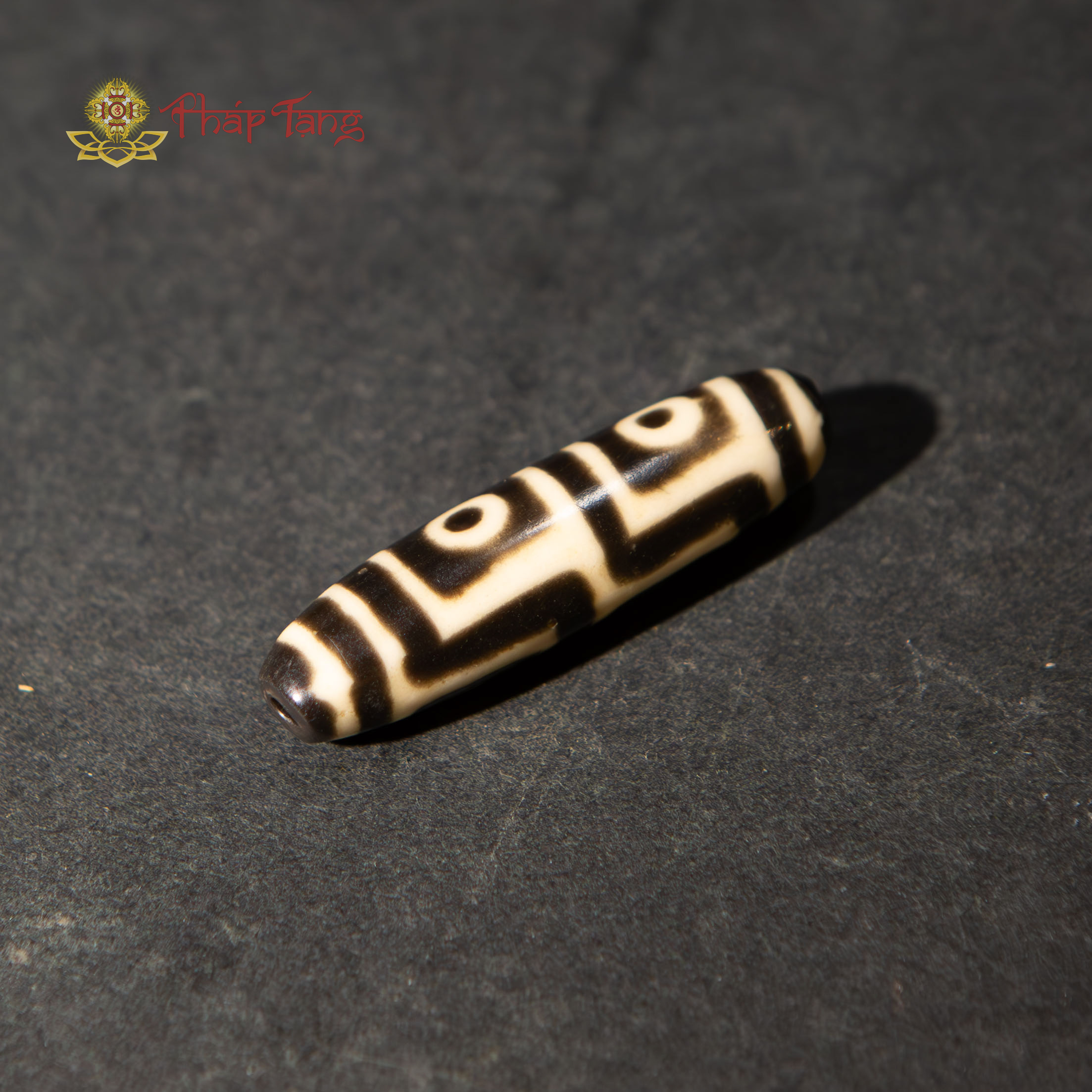 Dzi Thiên Châu 4 Mắt (Hành Giả) Tibet - Năng Lượng Tứ Đại Bồ Tát, Hóa Giải Tam Tai