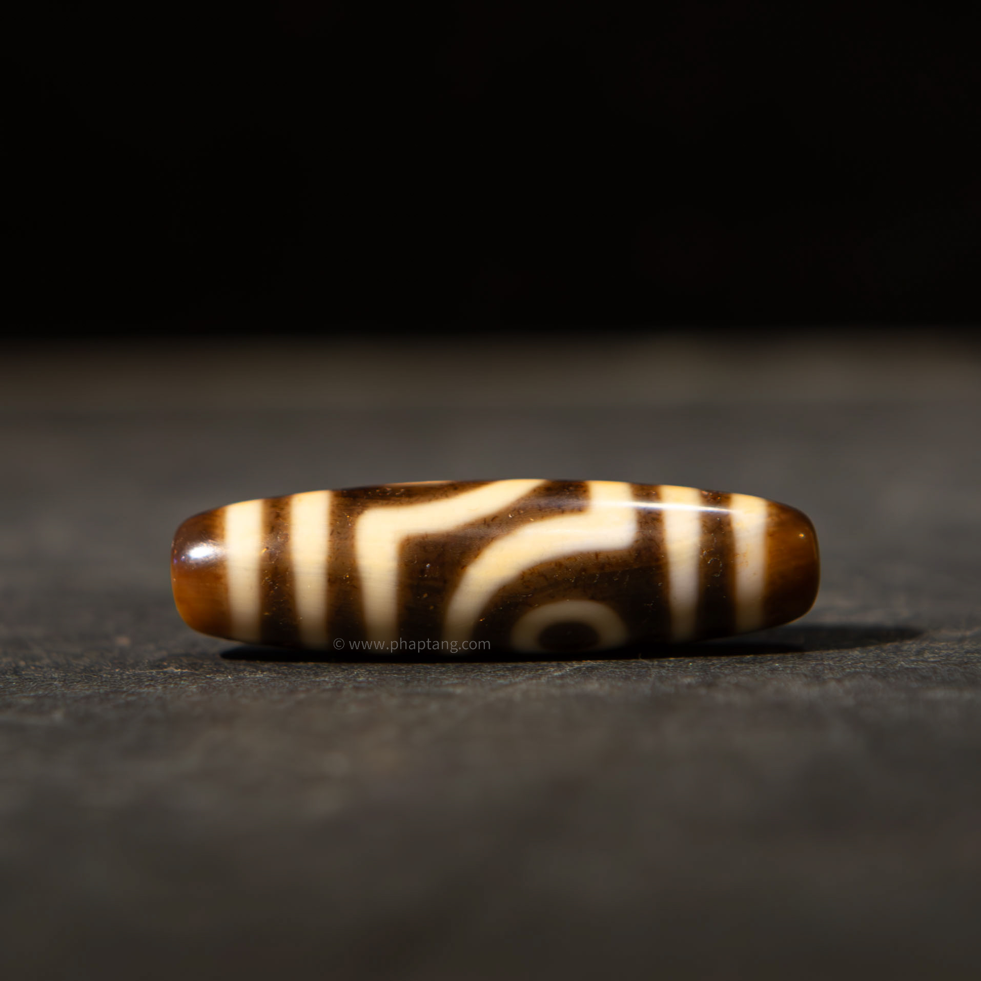 DZI 2 MẮT NEPAL THÂN NÂU High Quality 40,4mm