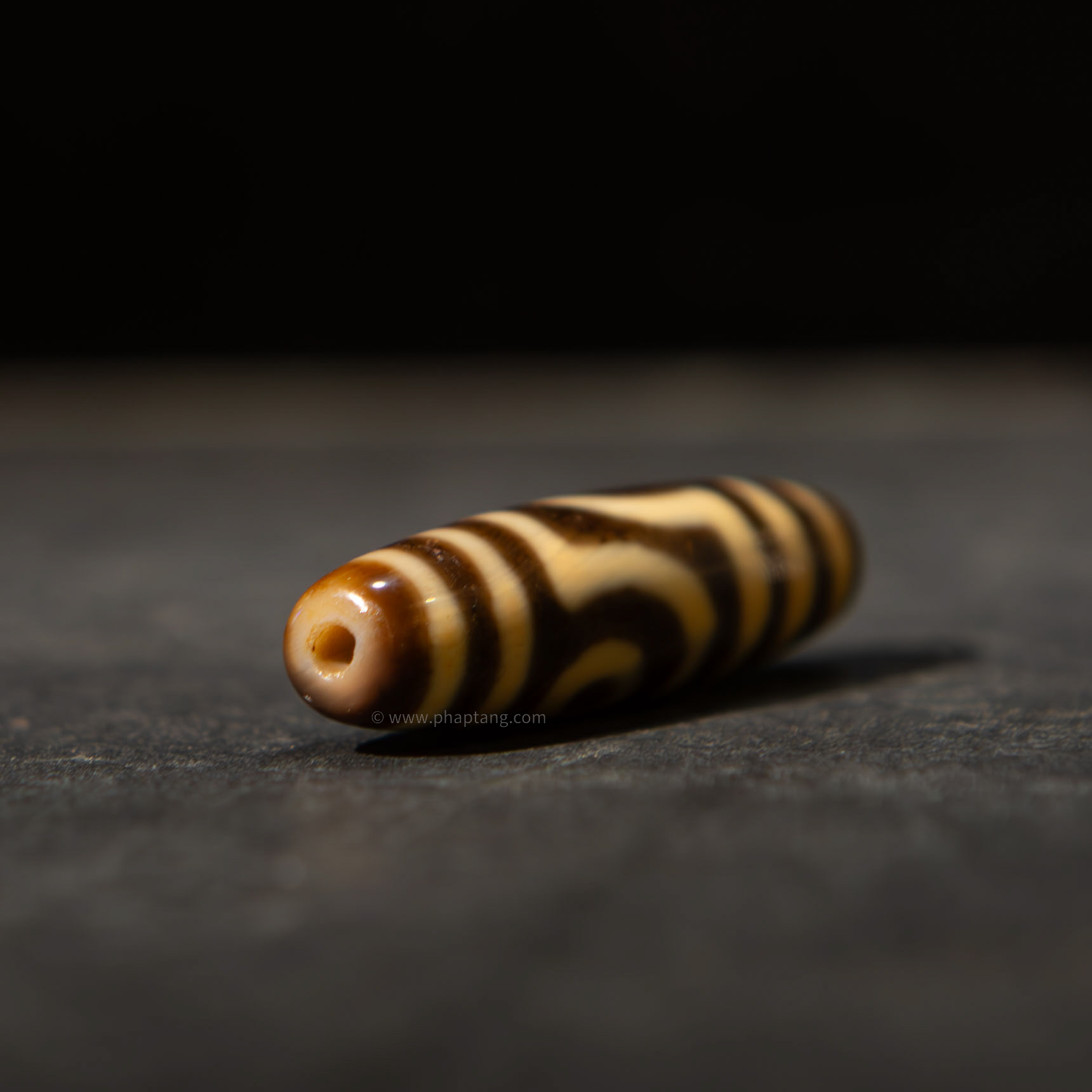 DZI 2 MẮT NEPAL THÂN NÂU High Quality 40,4mm