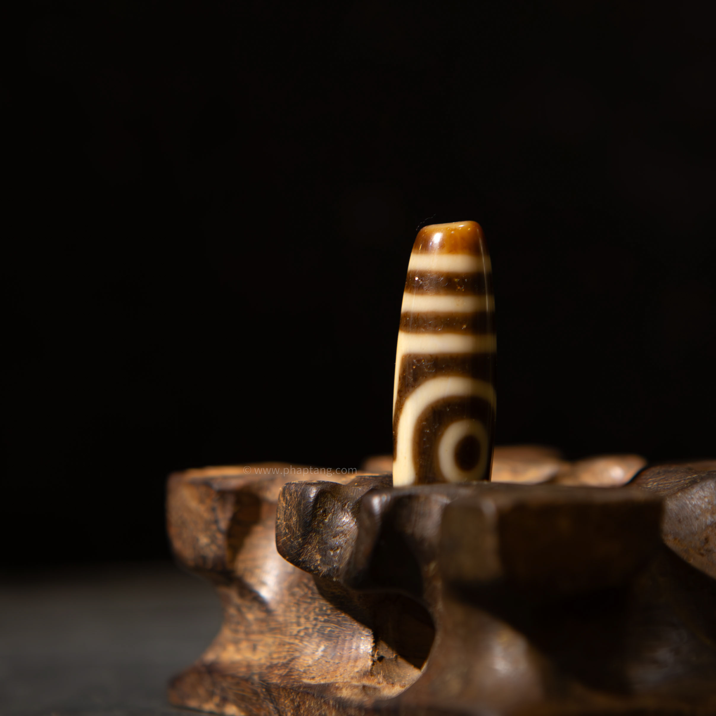 DZI 2 MẮT NEPAL THÂN NÂU High Quality 40,4mm