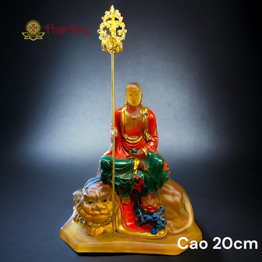 ĐỊA TẠNG BỒ TÁT LƯU LY XƯA 20cm