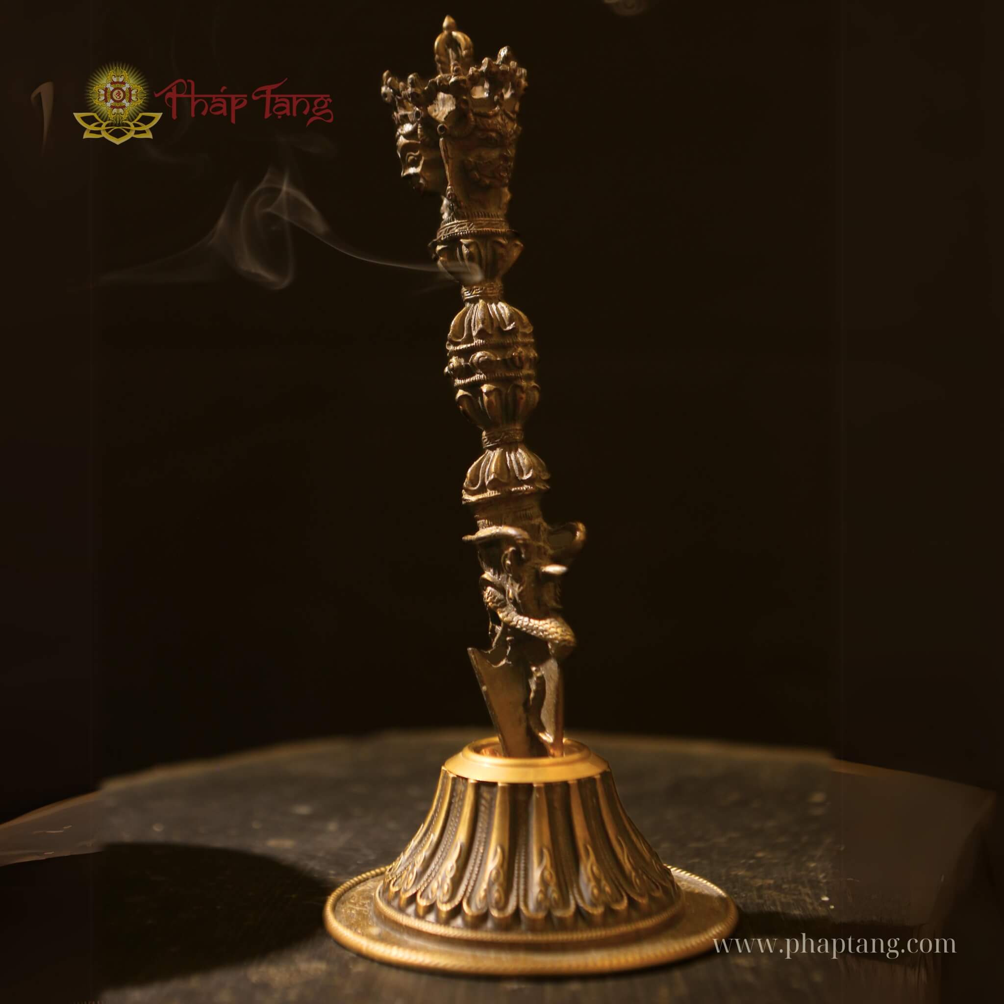 CHÀY PHỔ BA KIM CANG ĐỒNG 20CM