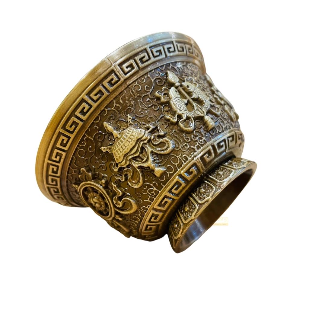 CHÉN NƯỚC CÚNG ĐỒNG KHẮC BÁT CÁT TƯỜNG