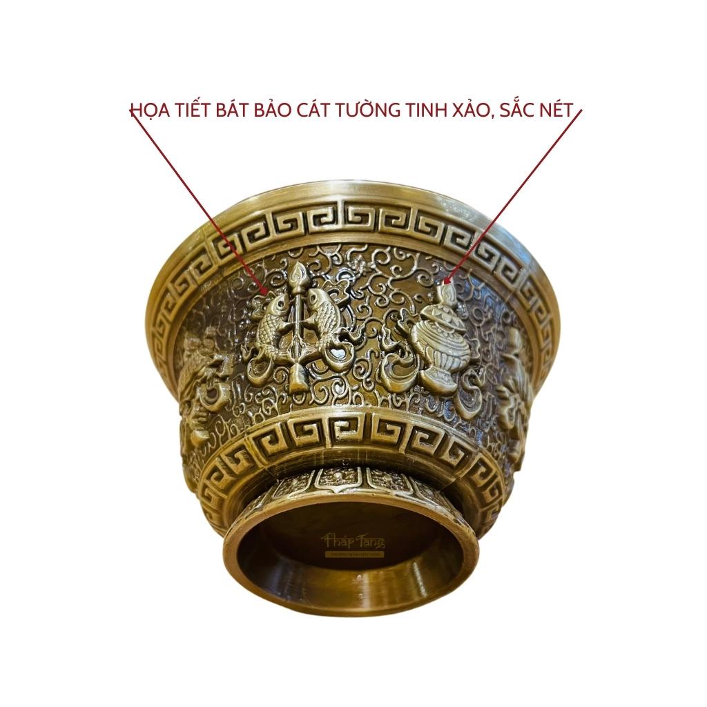 CHÉN NƯỚC CÚNG ĐỒNG KHẮC BÁT CÁT TƯỜNG