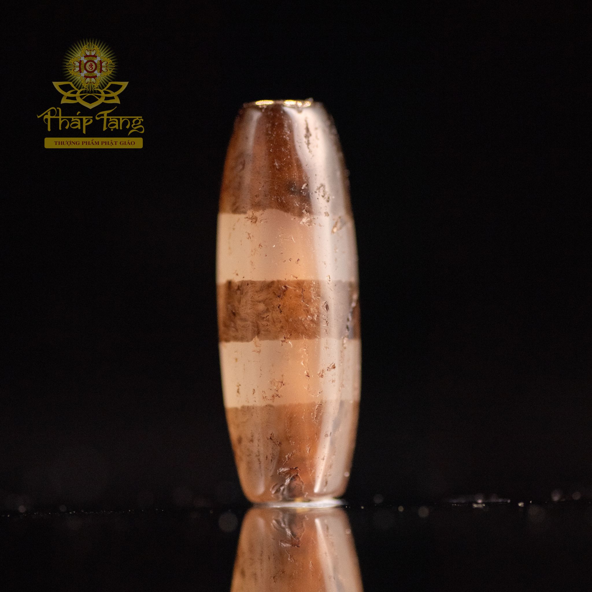 Chung Dzi Mã Não Xưa Xuyên Thấu (Tibet) - Dzi Sọc Ngang Độc Bản