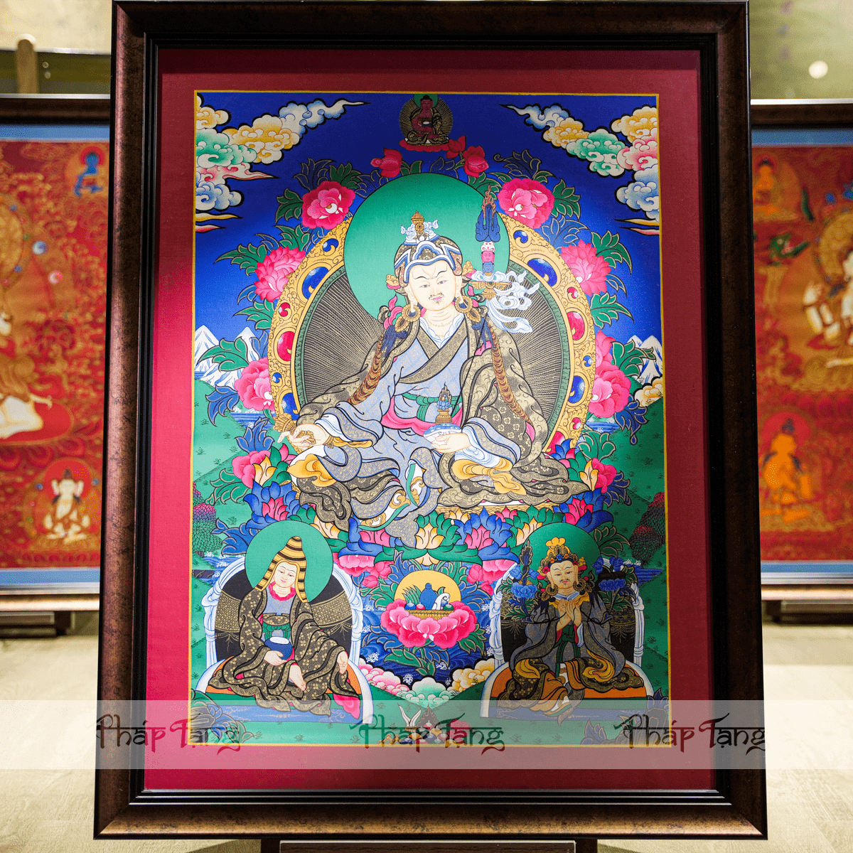 THANGKA ĐỨC LIÊN HOA SANH KT89X69cm