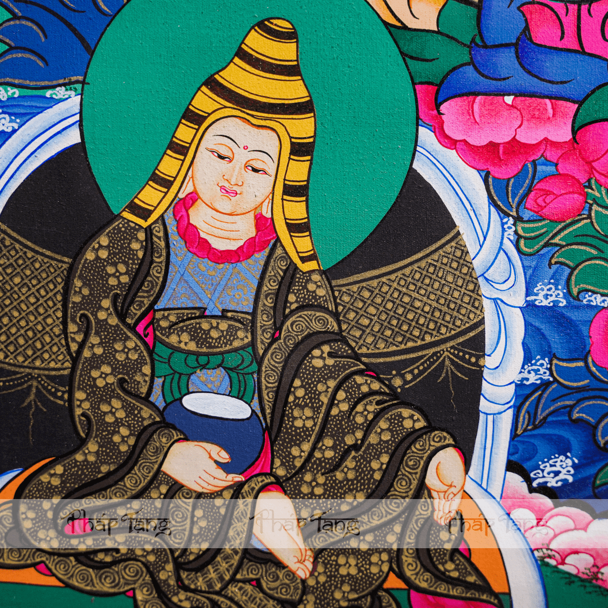 THANGKA ĐỨC LIÊN HOA SANH KT89X69cm