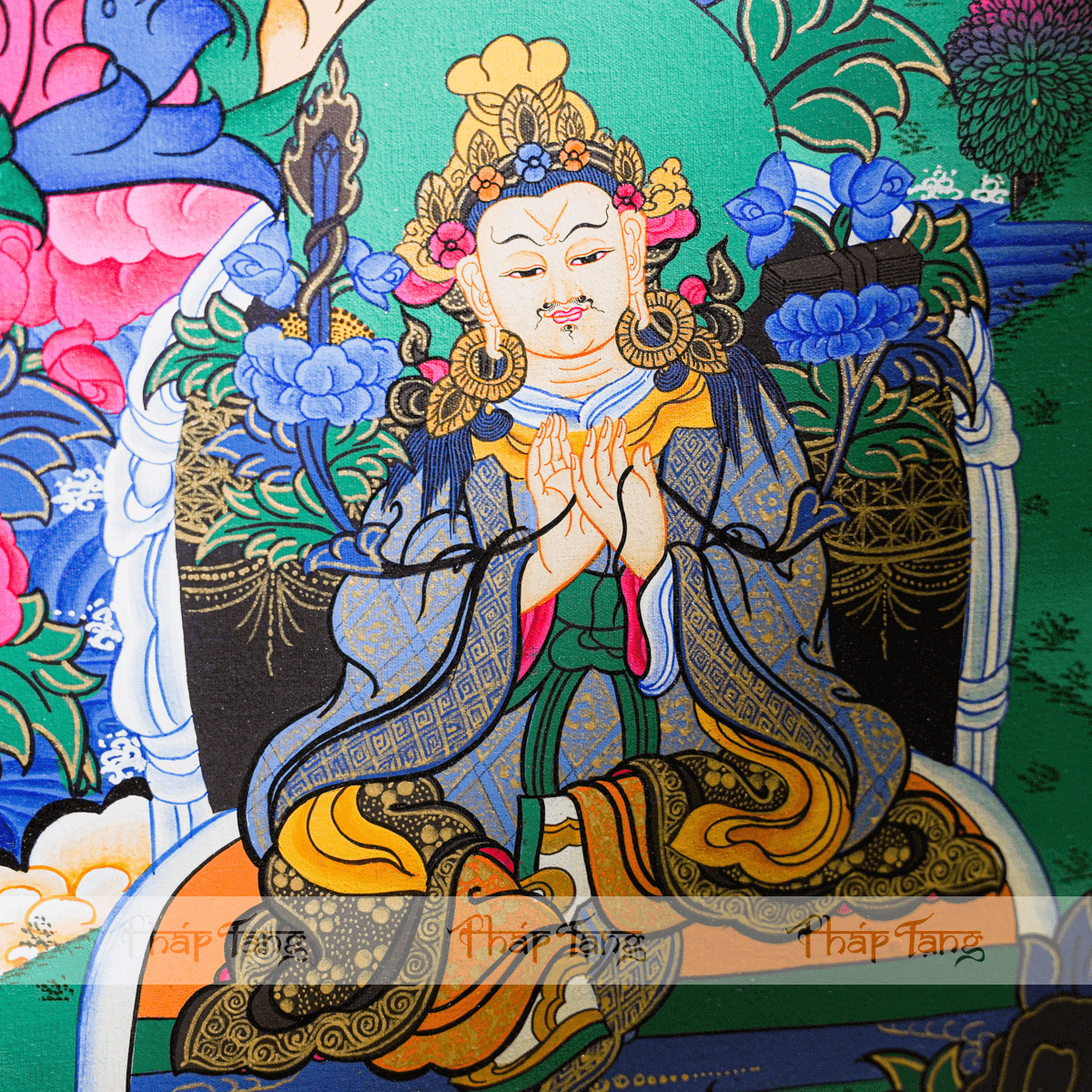 THANGKA ĐỨC LIÊN HOA SANH KT89X69cm