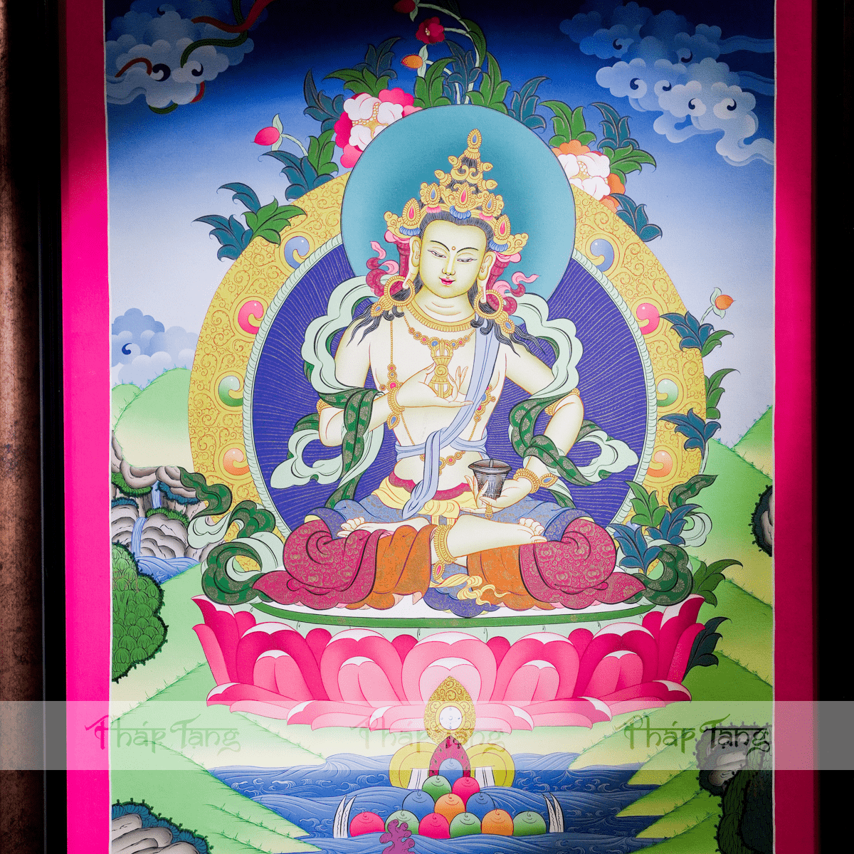 THANGKA BDT71.3 BỒ TÁT KIM CANG TÁT ĐỎA 65X77