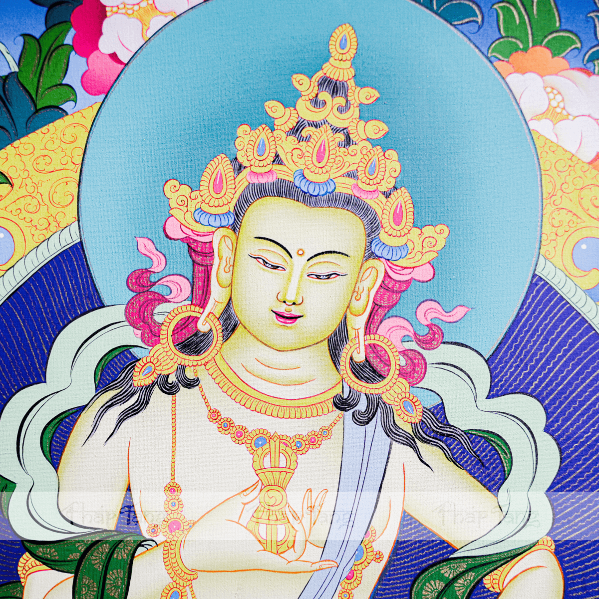 THANGKA BDT71.3 BỒ TÁT KIM CANG TÁT ĐỎA 65X77