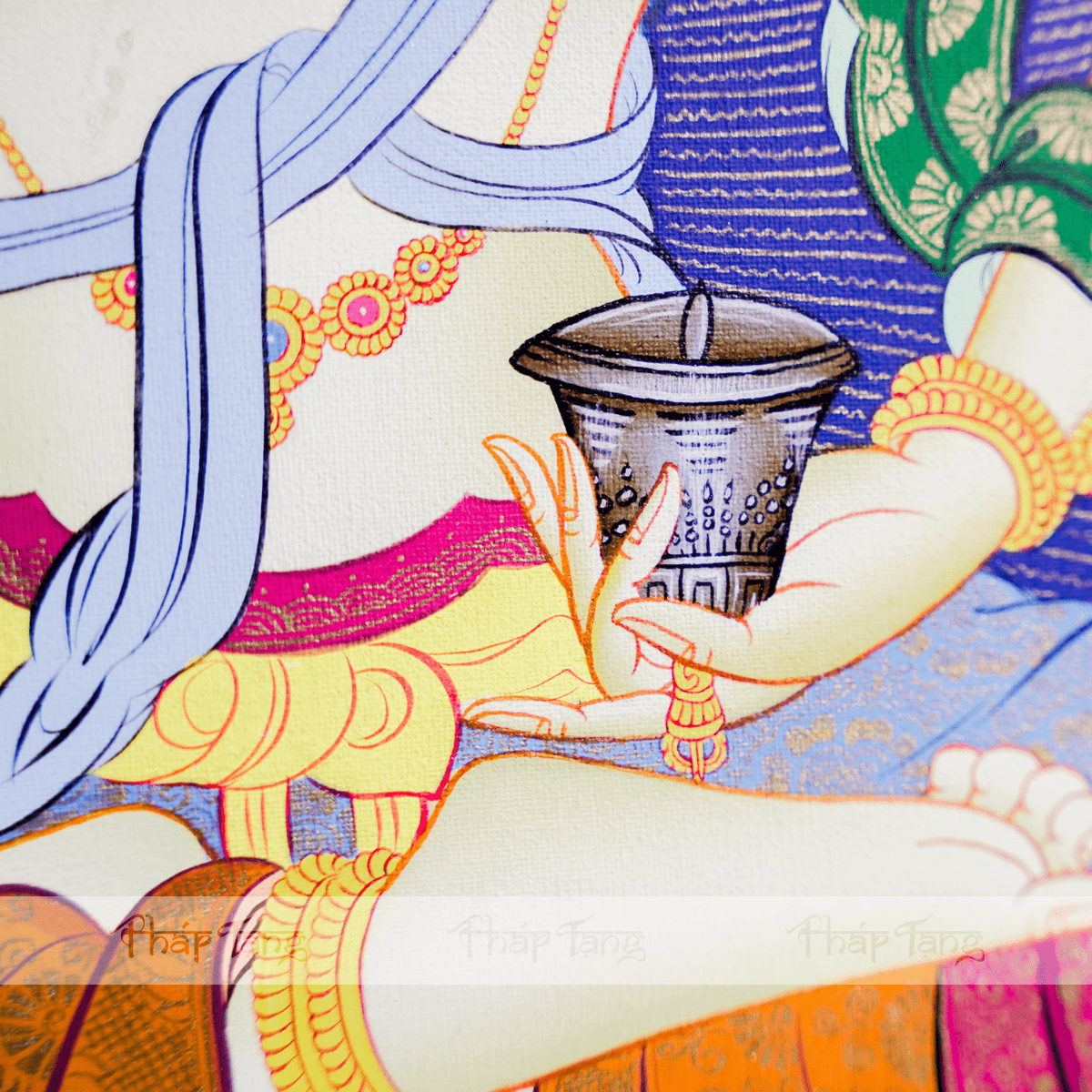 THANGKA BDT71.3 BỒ TÁT KIM CANG TÁT ĐỎA 65X77