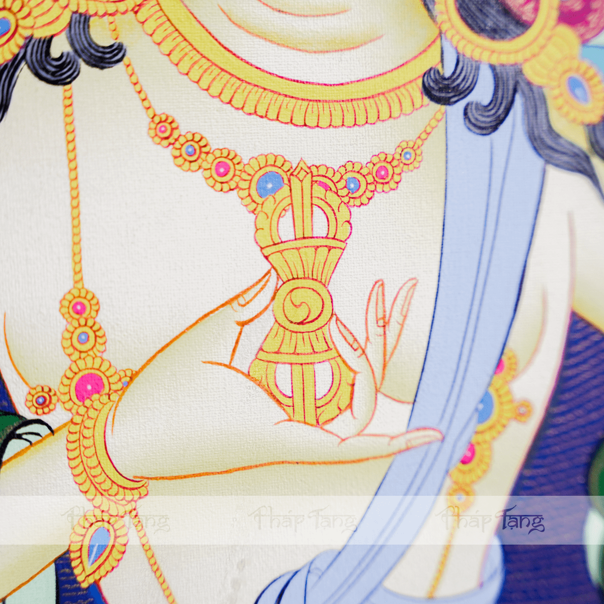 THANGKA BDT71.3 BỒ TÁT KIM CANG TÁT ĐỎA 65X77