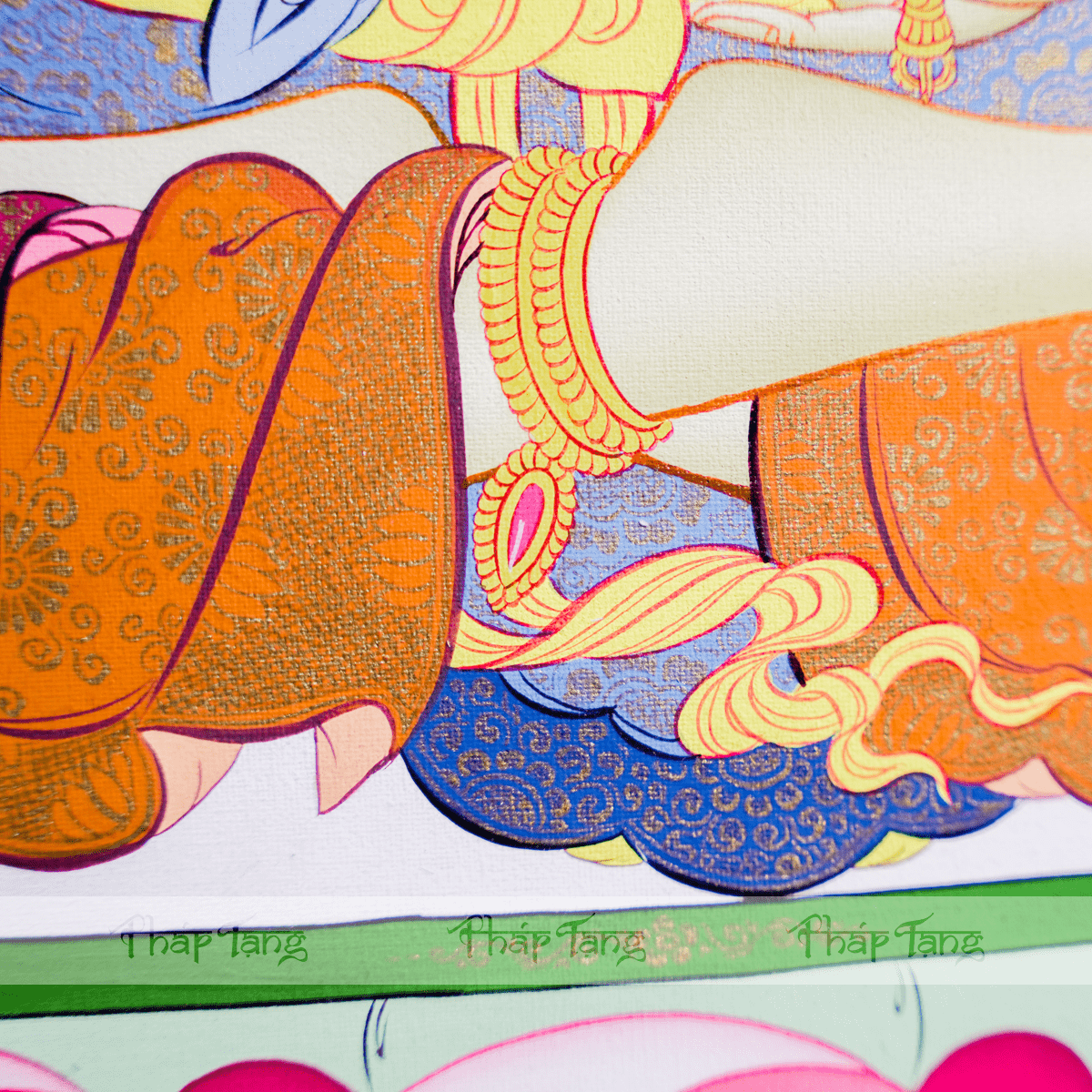 THANGKA BDT71.3 BỒ TÁT KIM CANG TÁT ĐỎA 65X77