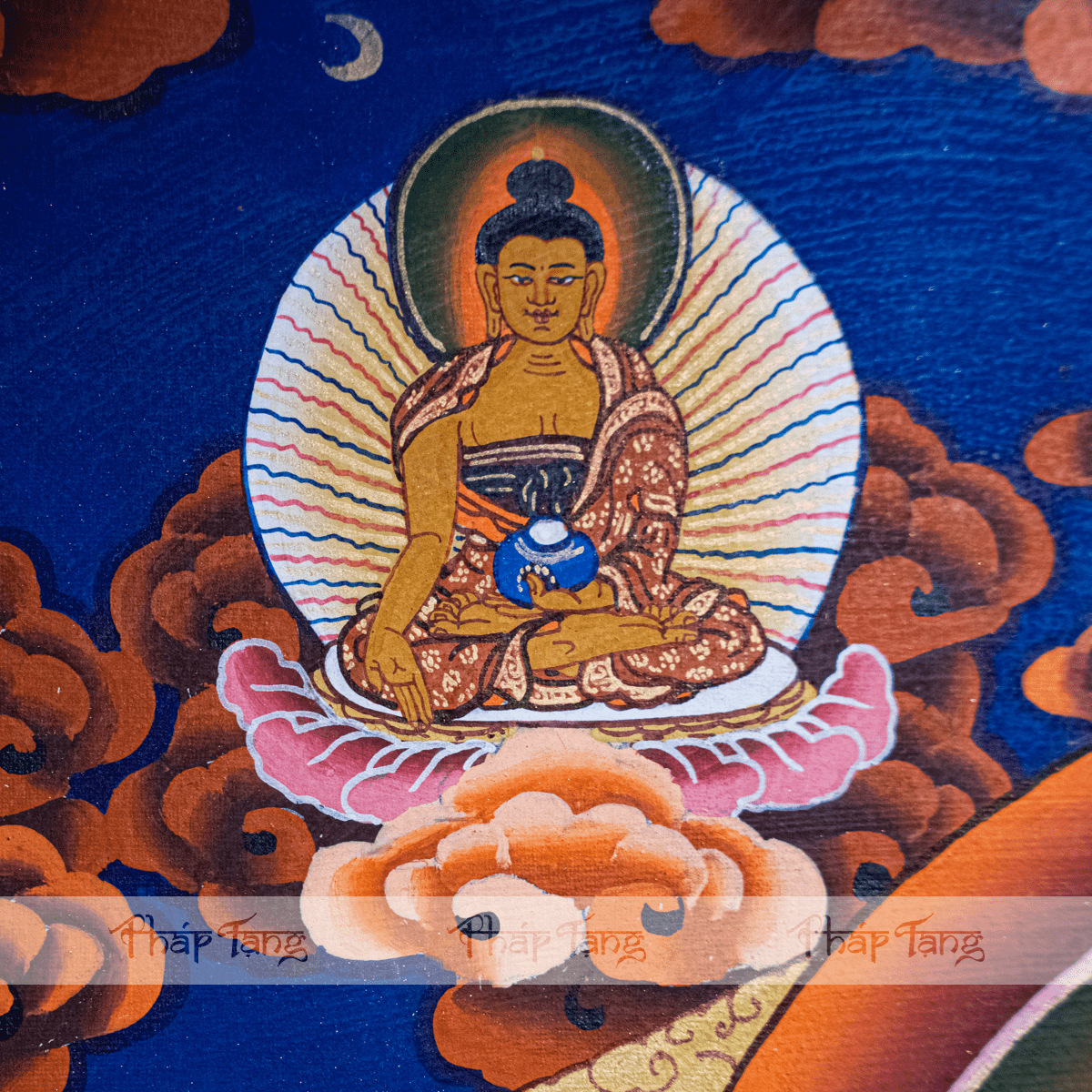 THANGKA BỒ TÁT TARA TRẮNG KT82X62cm