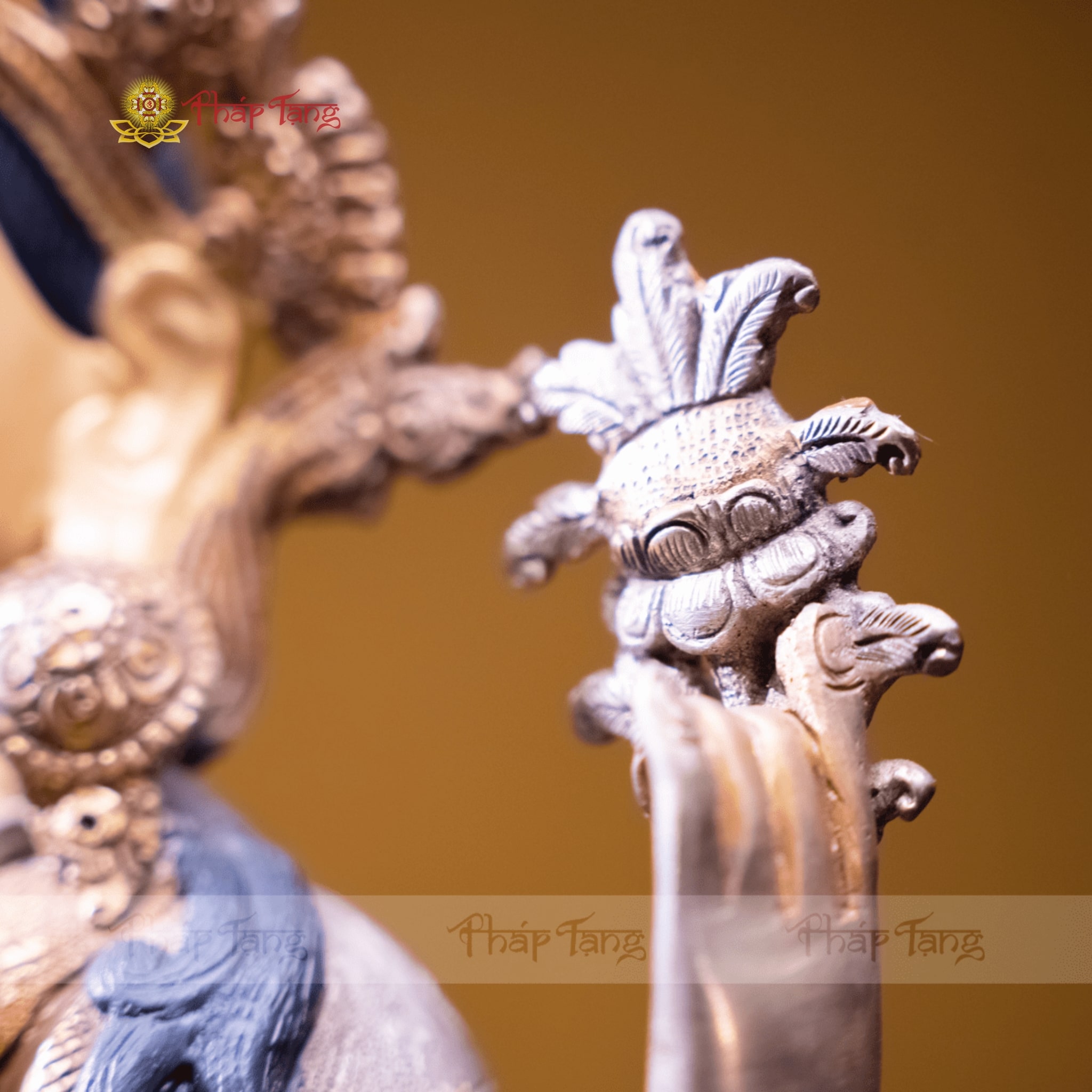 TÔN TƯỢNG ĐỨC QUAN ÂM TỨ THỦ ĐỒNG NEPAL 60CM