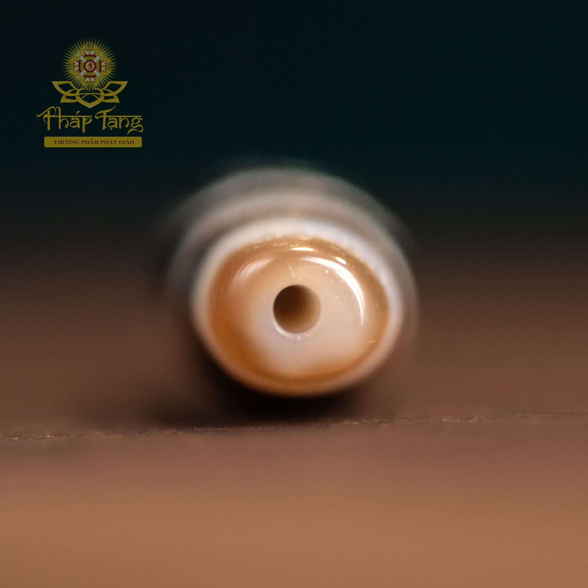 Dzi 2 Mắt Same Old Thân Dầu Móng Rồng (Tibet) 3.5cm - Dzi Tình Duyên