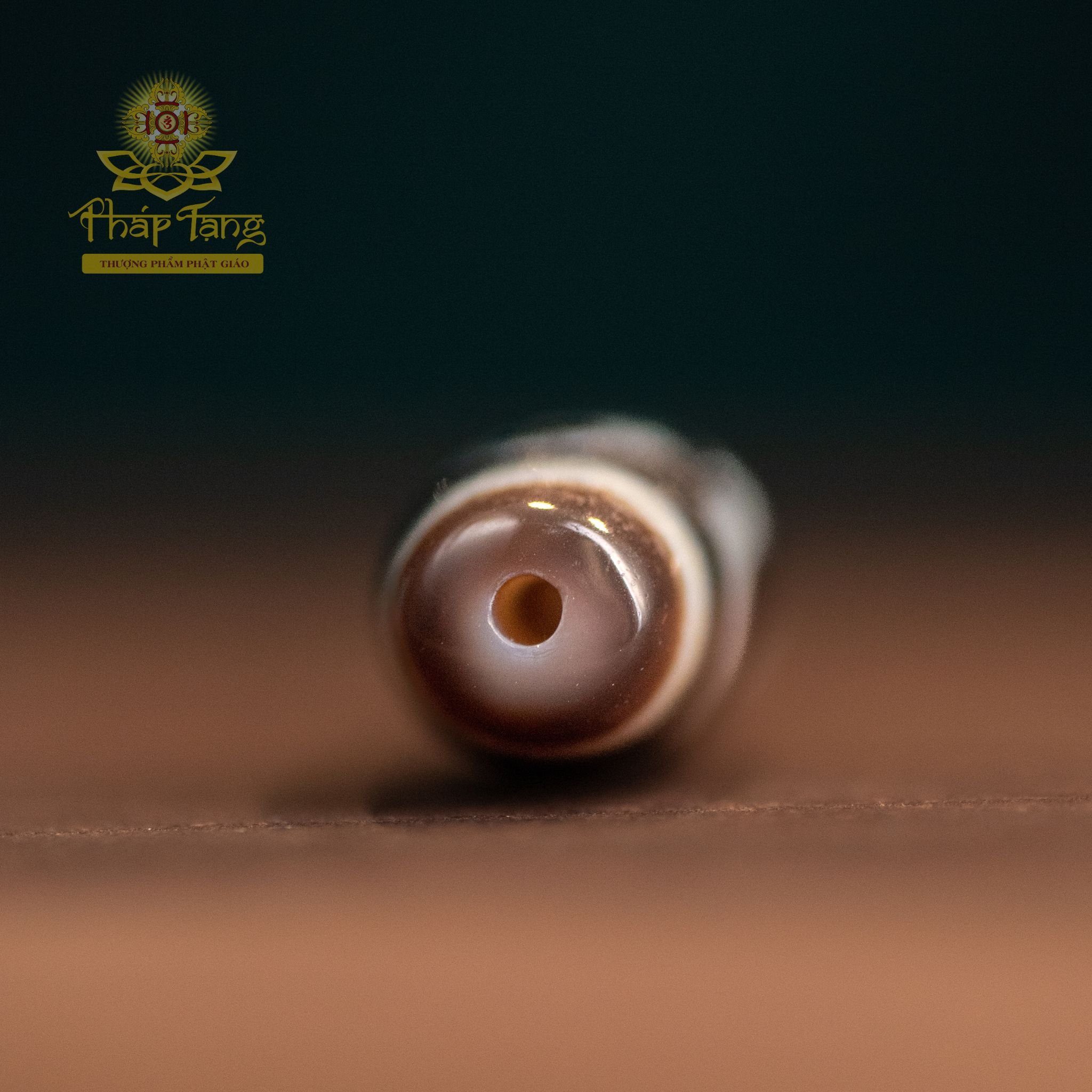 Dzi 2 Mắt Same Old Thân Dầu Móng Rồng (Tibet) 3.5cm - Dzi Tình Duyên