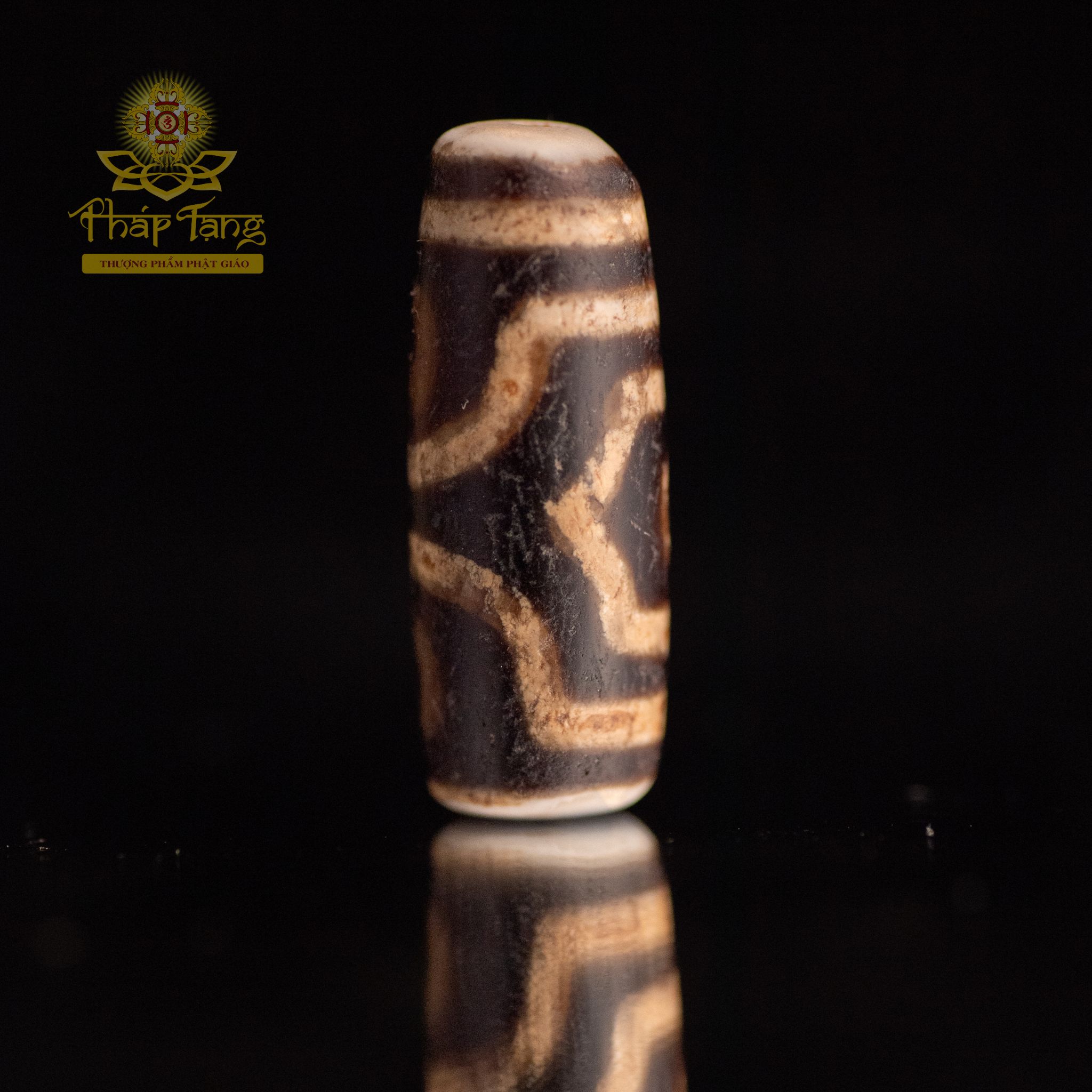 Dzi 3 Mắt Hành Giả Truyền Thừa (Same Old) 4.2cm - Công Đức Tu Tập