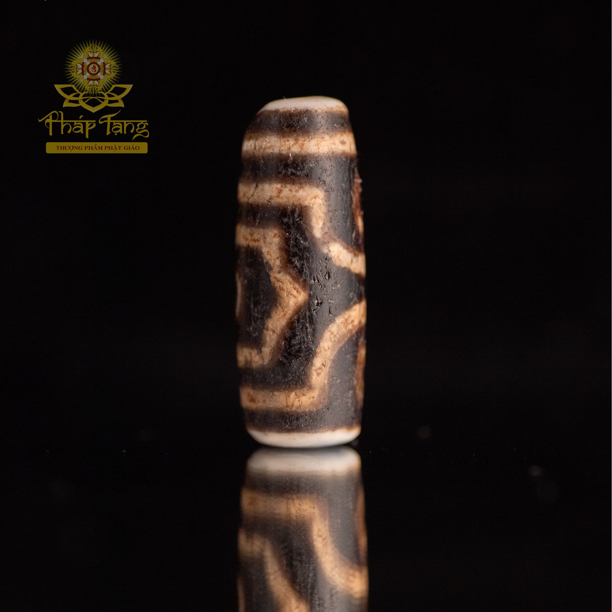 Dzi 3 Mắt Hành Giả Truyền Thừa (Same Old) 4.2cm - Công Đức Tu Tập