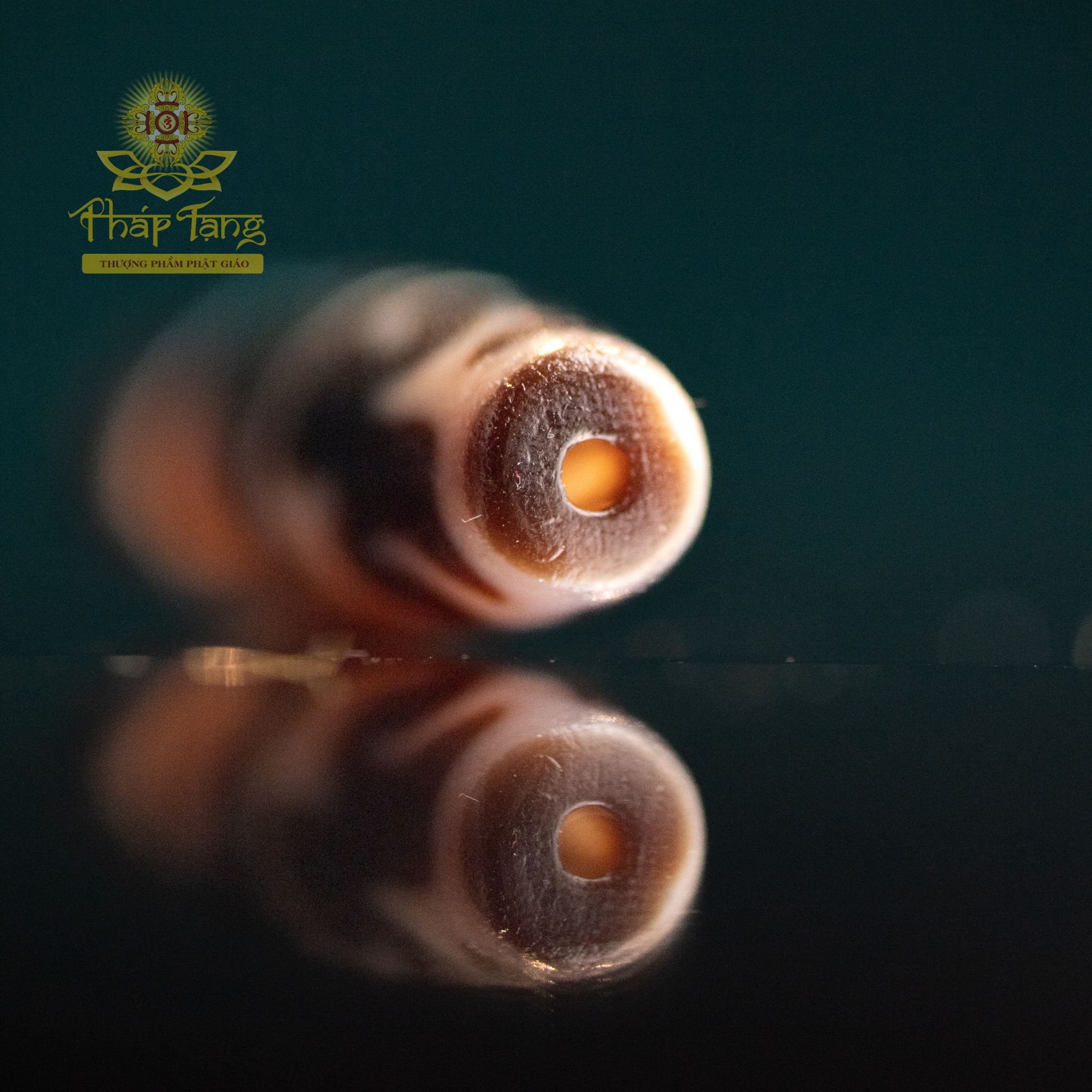 Dzi 3 Mắt Liên Hoa Sanh 4.2CM (Dzi Của Hành Giả) | Hội Tụ Tài Lộc & Giác Ngộ