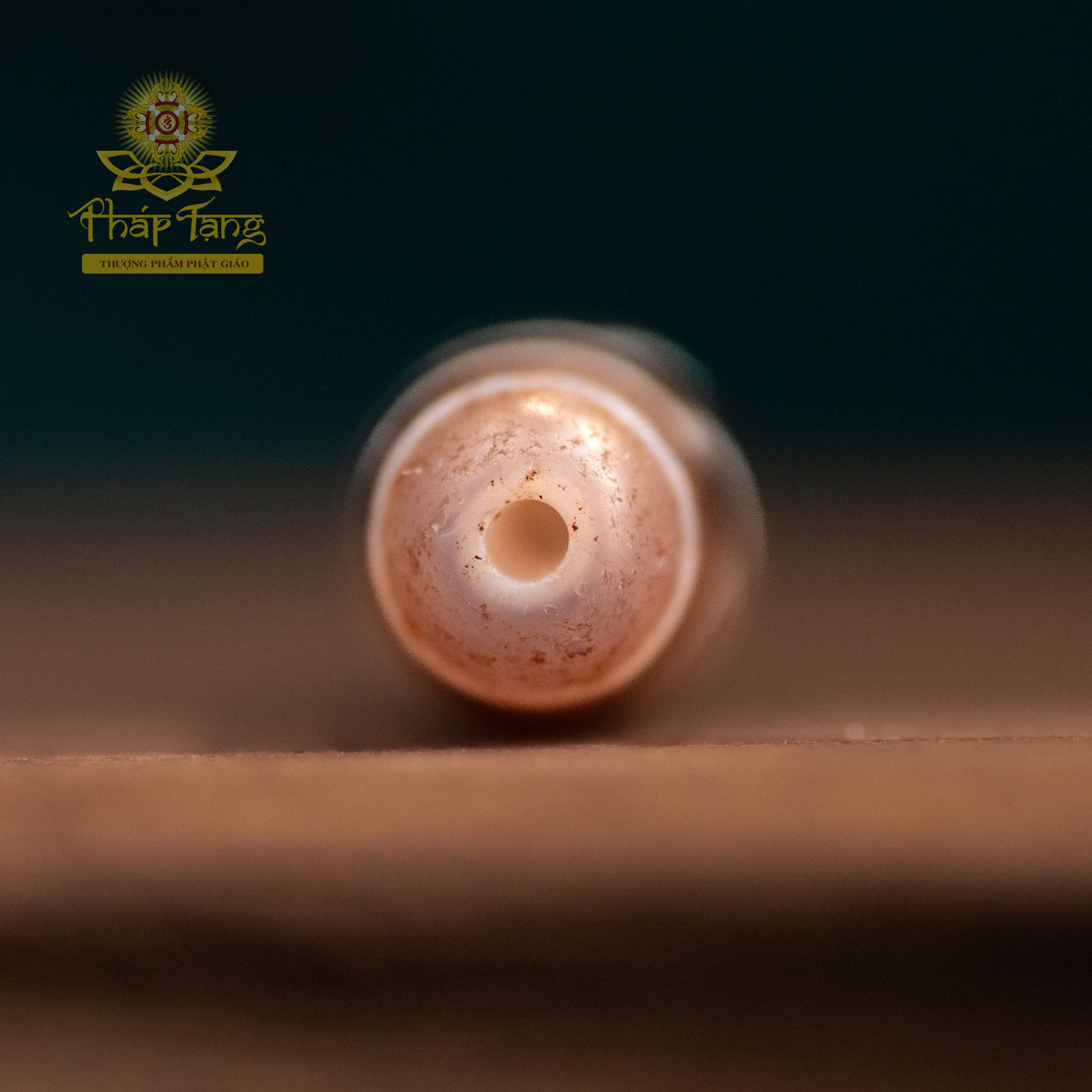 Dzi 3 Mắt Phật (New Dzi) Thân Mã Não Đỏ Lên Ngọc 4.3cm