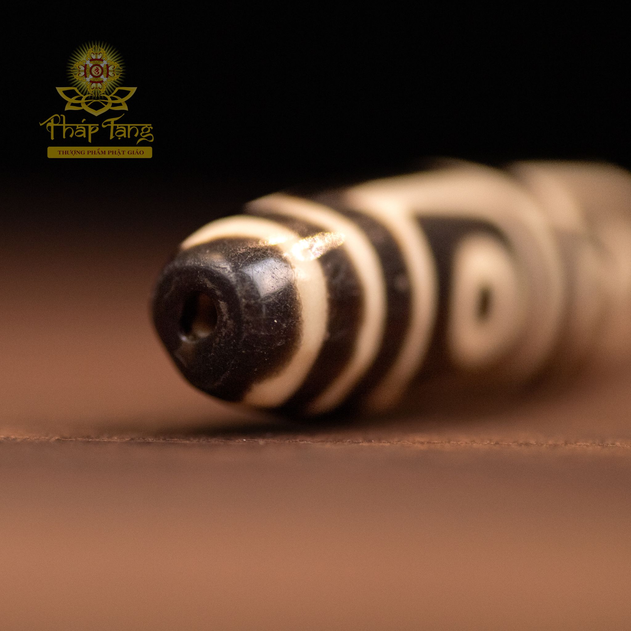 Dzi Thiên Châu 4 Mắt (Hành Giả) Tibet - Năng Lượng Tứ Đại Bồ Tát, Hóa Giải Tam Tai